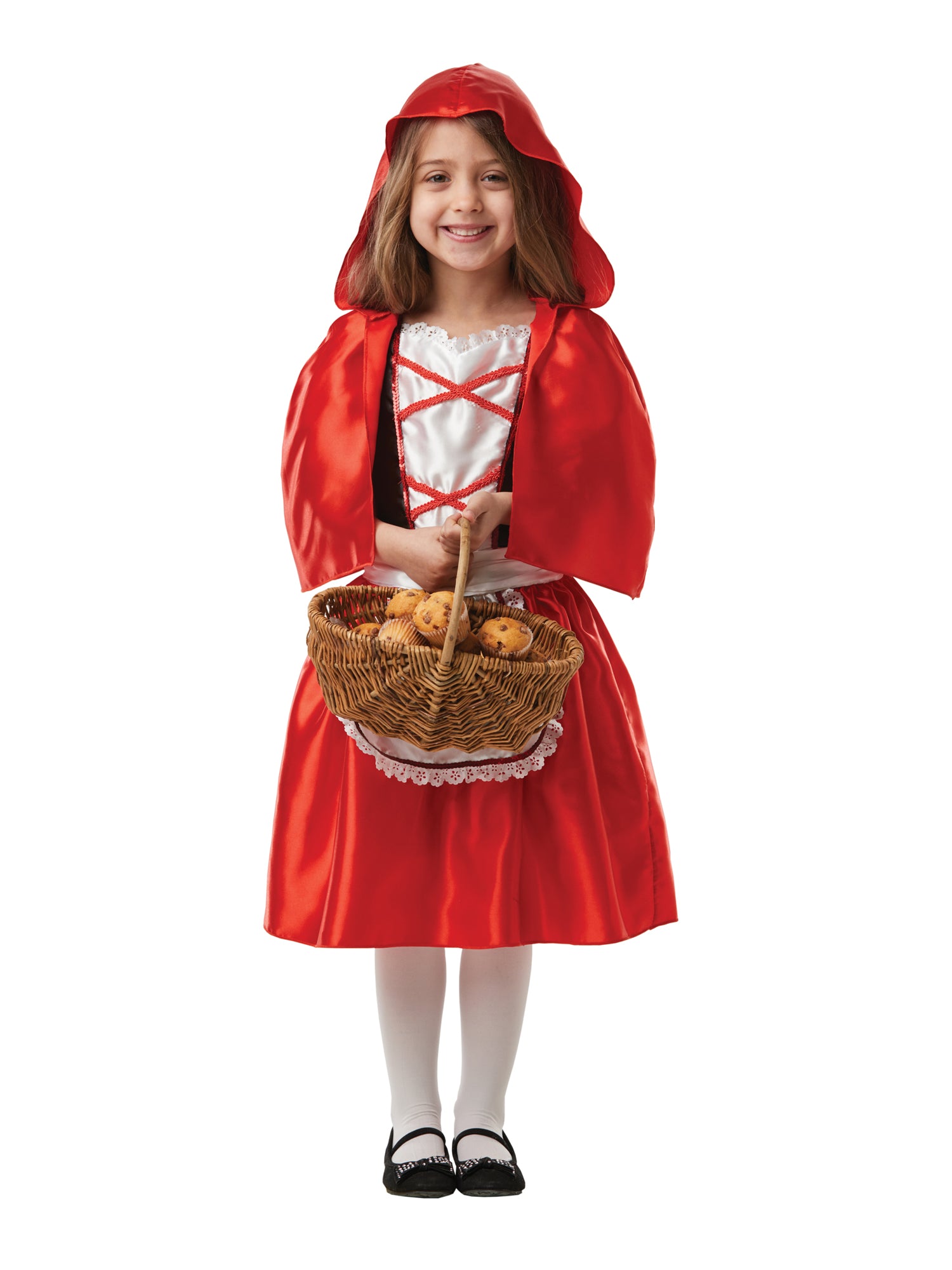 Red Riding Hood, Multi, Forum, Kids Costumes, Medium, Back