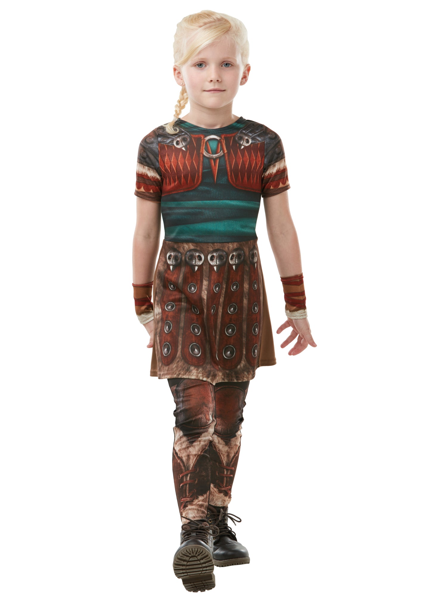 Astrid, Multi, Universal - HTTYD, Kids Costumes, Small, Back