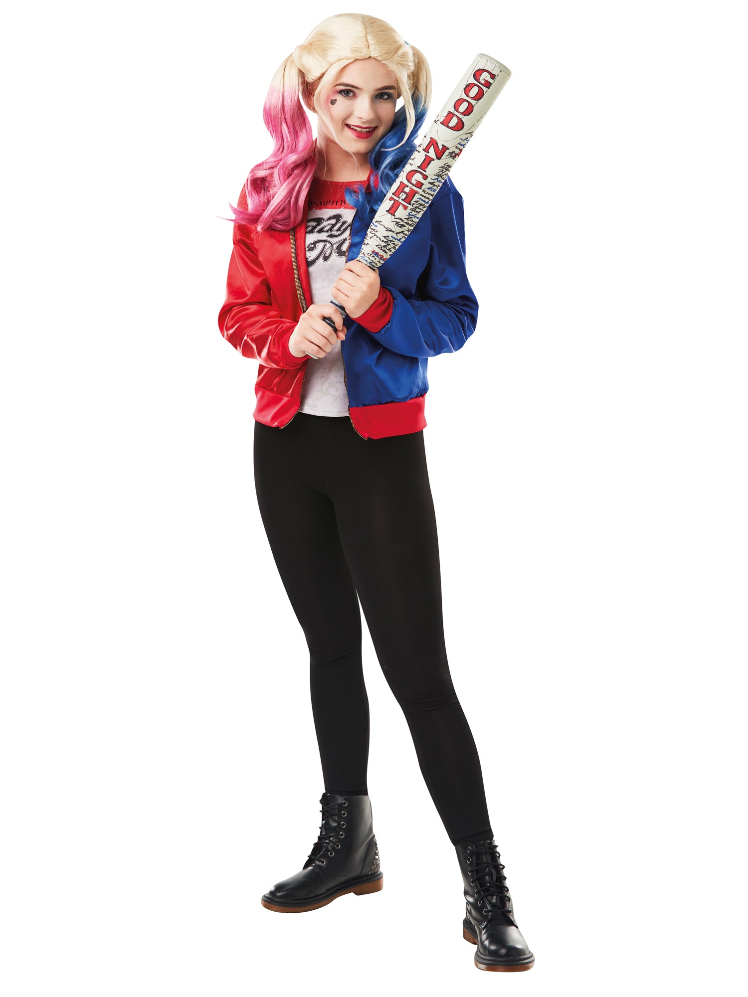Harley Quinn, Suicide Squad, Suicide Squad, Multi, WB DC Comics, Kids Costumes, One Size, Front