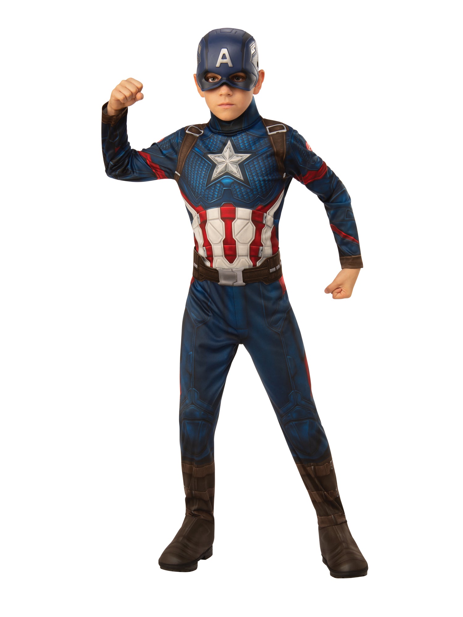 Captain America, Endgame, Avengers, Endgame, Multi, Disney - Marvel, Kids Costumes, Medium, Front