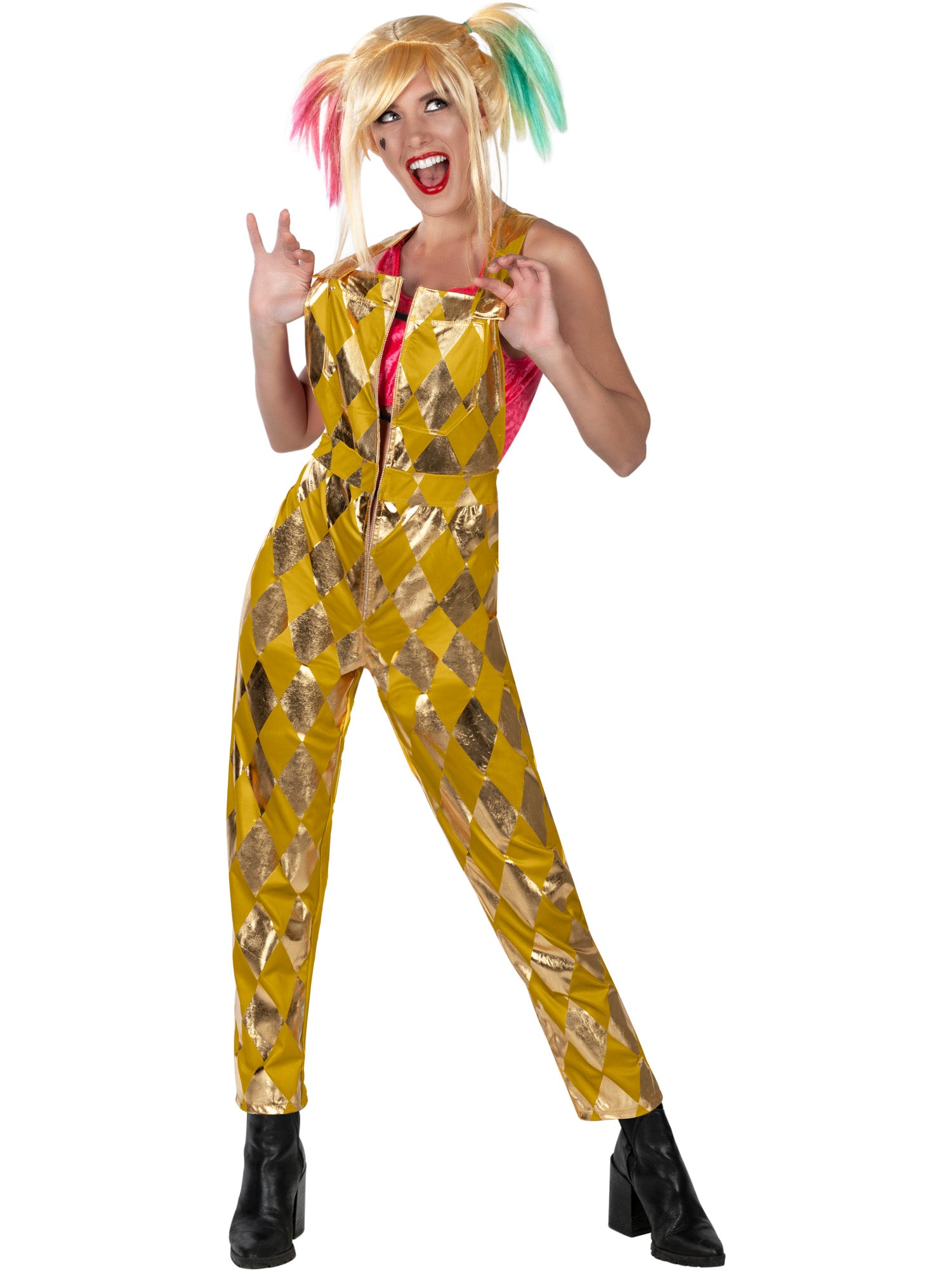 Harley Quinn, Birds Of Prey, Suicide Squad, Birds Of Prey, Multi, WB DC Comics, Adult Costume, Extra Small, Front