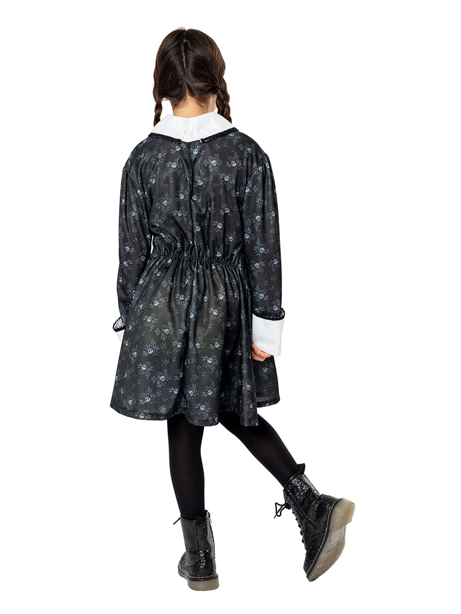 Wednesday, Multi, TCAF, Kids Costumes, Small, Back