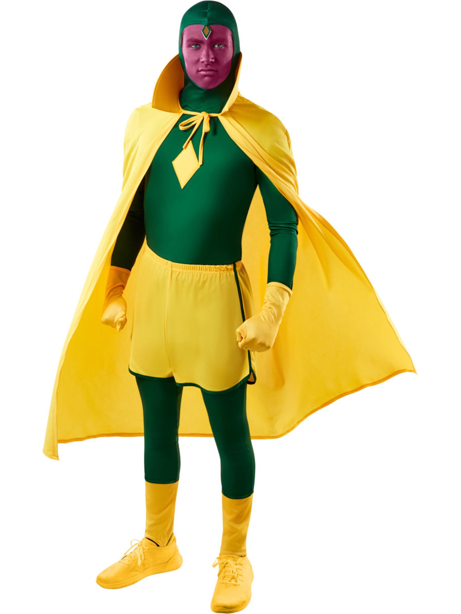 Vision, Multi, Disney - Marvel, Adult Costume, Extra Small, Front