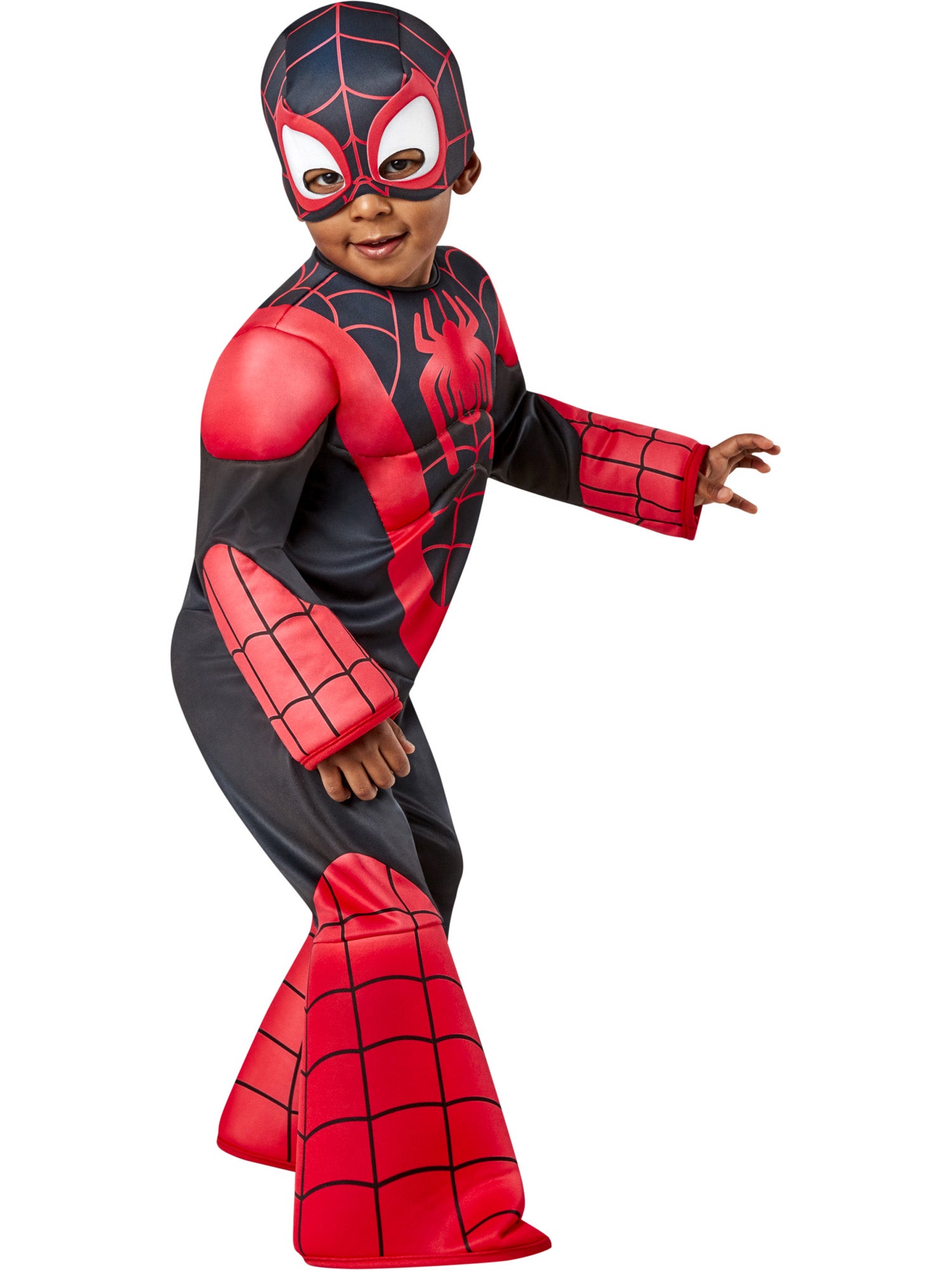 Spinn, Spidey and Amazing Friends, Multi, Spinn, Kids Costumes, Toddler, Side