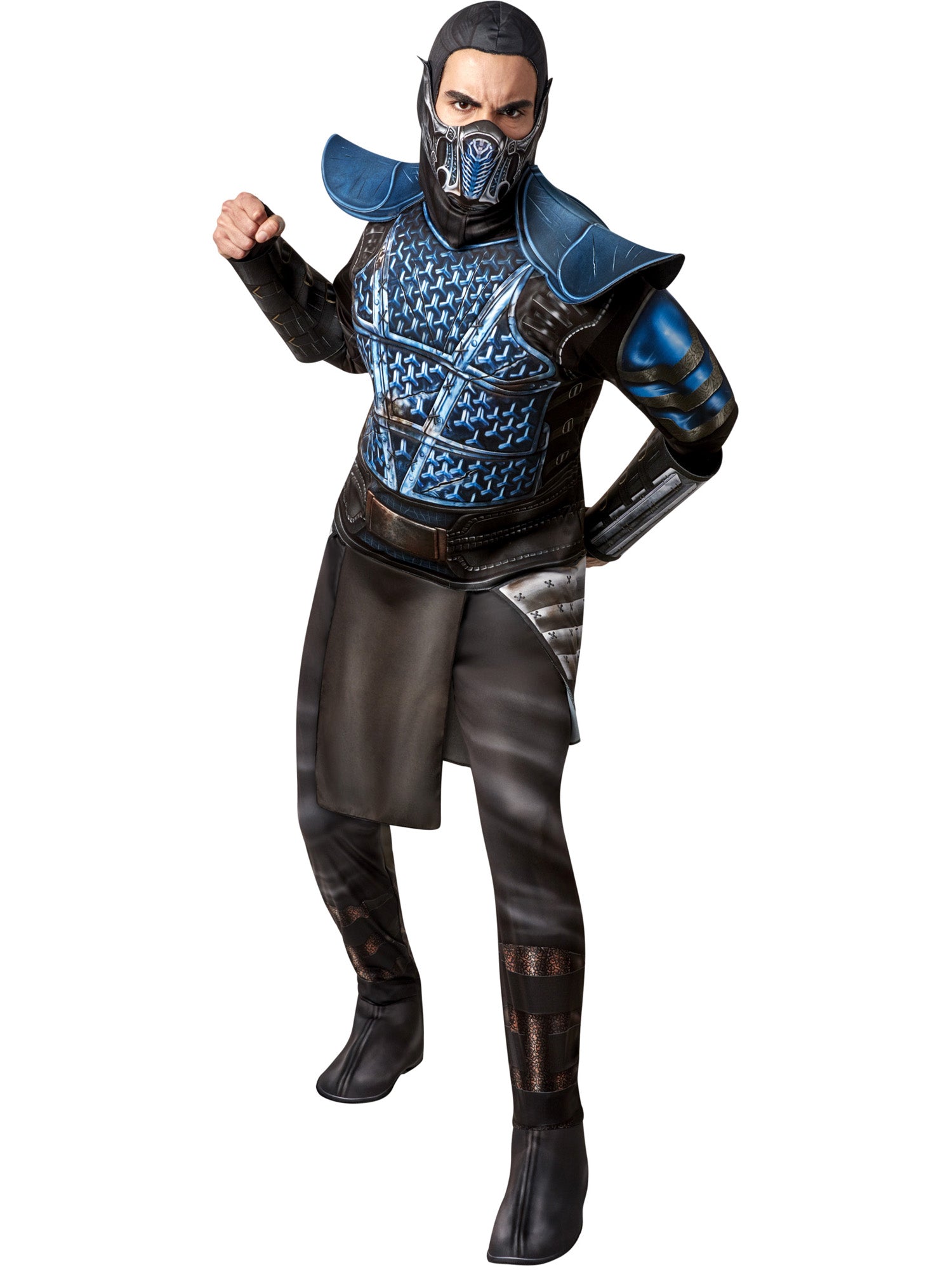 Sub-Zero, Mortal Kombat 11, Mortal Kombat 11, Multi, WB Classic, Adult Costume, Extra Large, Side
