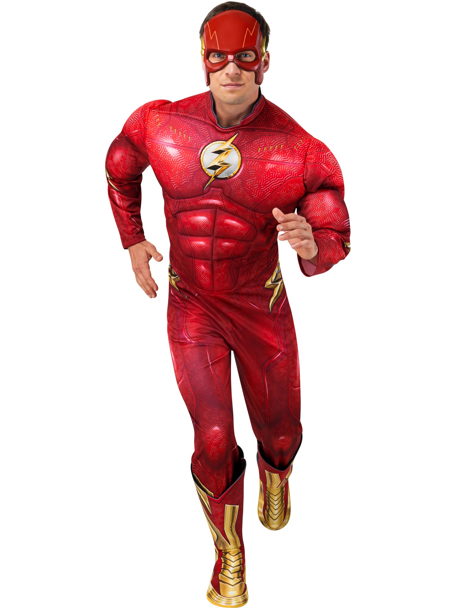 Flash, The Flash, Flash, The Flash, Red, WB DC Comics, Adult Costume, L, Other