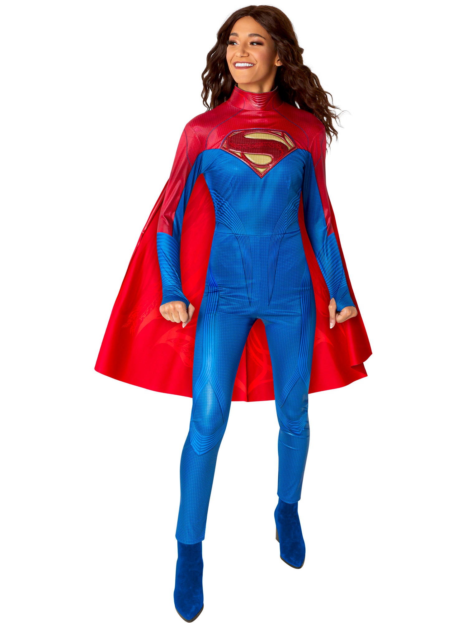 Supergirl, The Flash, Flash, The Flash, Blue, WB DC Comics, Adult Costume, M, Front