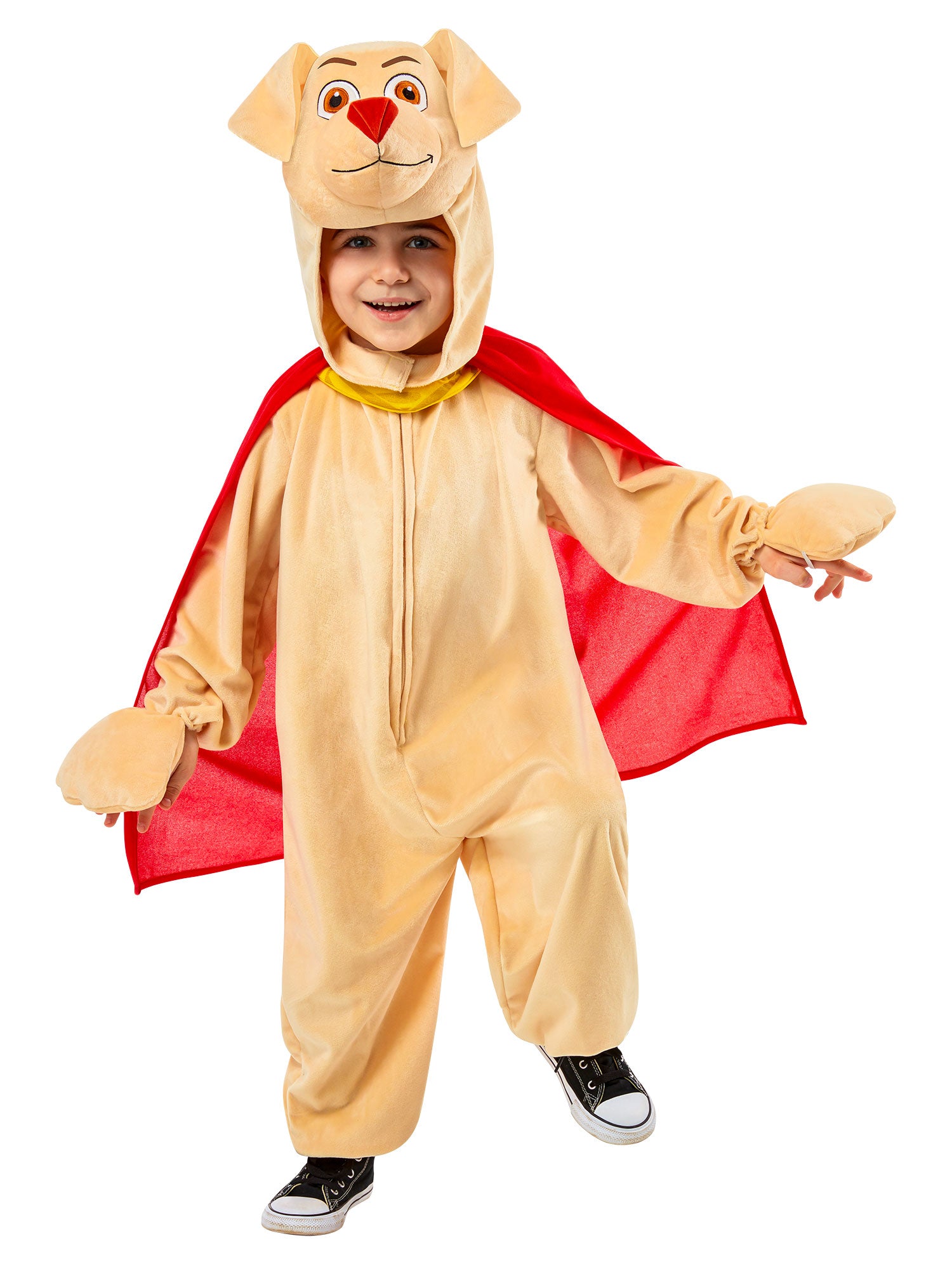 Krypto, DC League of Super-Pets, DC League of Super-Pets, Brown, WB DC Comics, Kids Costumes, 2T3T, Front
