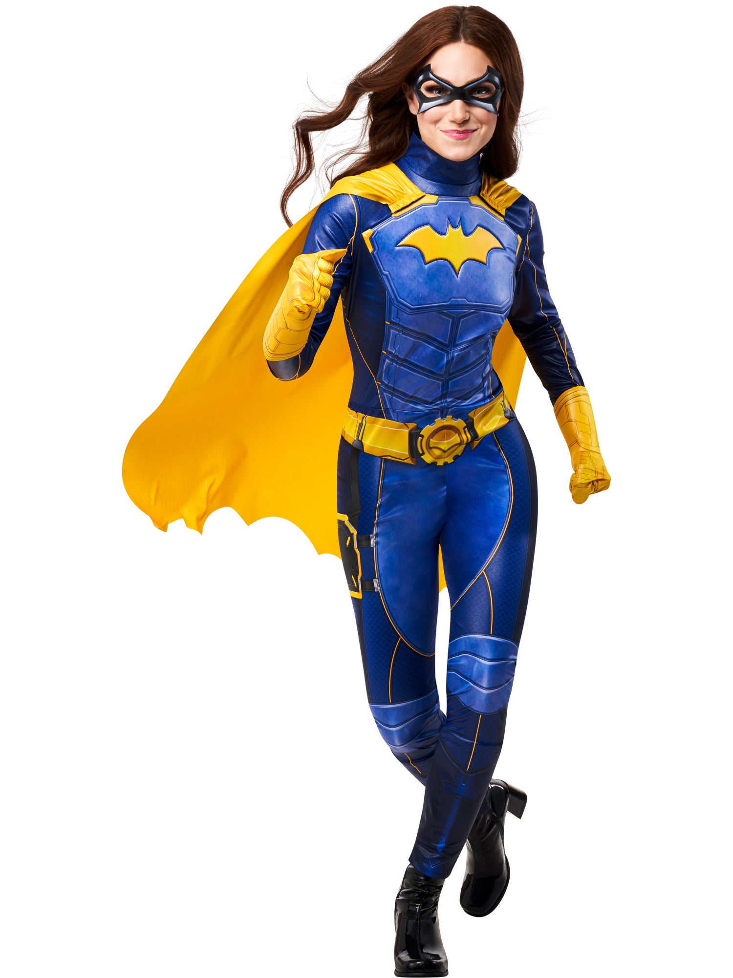Batgirl, Blue, WB DC Comics, Adult Costume, S, Front