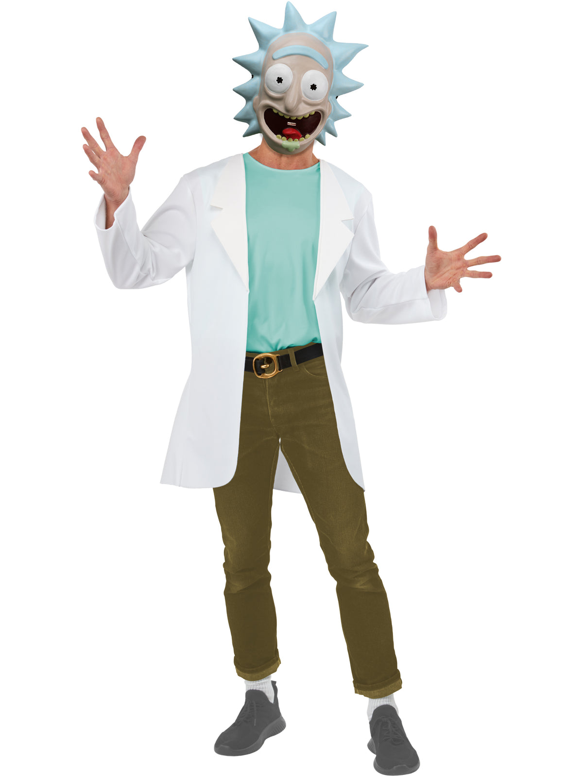 Rick, Rick and Morty, Muliticoloured, WB Animation, Adult Costume, M, Front