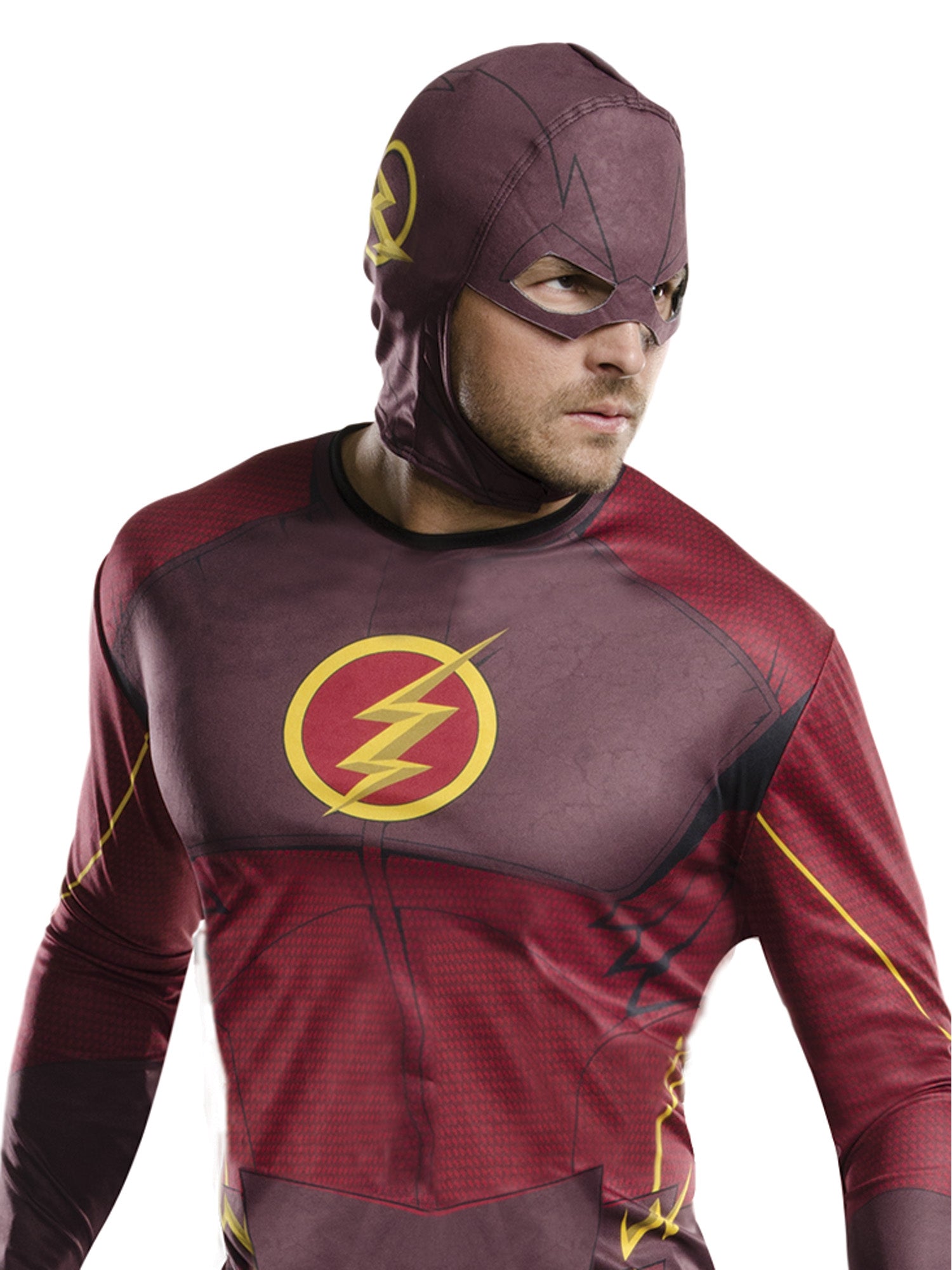 The Flash, Multi, WB DC Comics, Adult Costume, Extra Large, Back