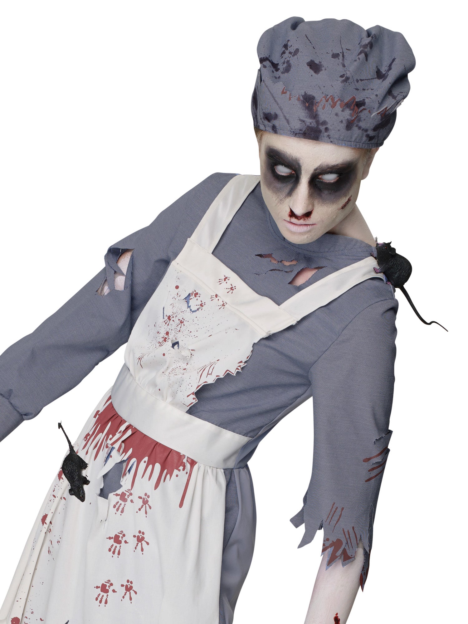Zombie Nurse, Multi, Forum, Adult Costume, Small, Back