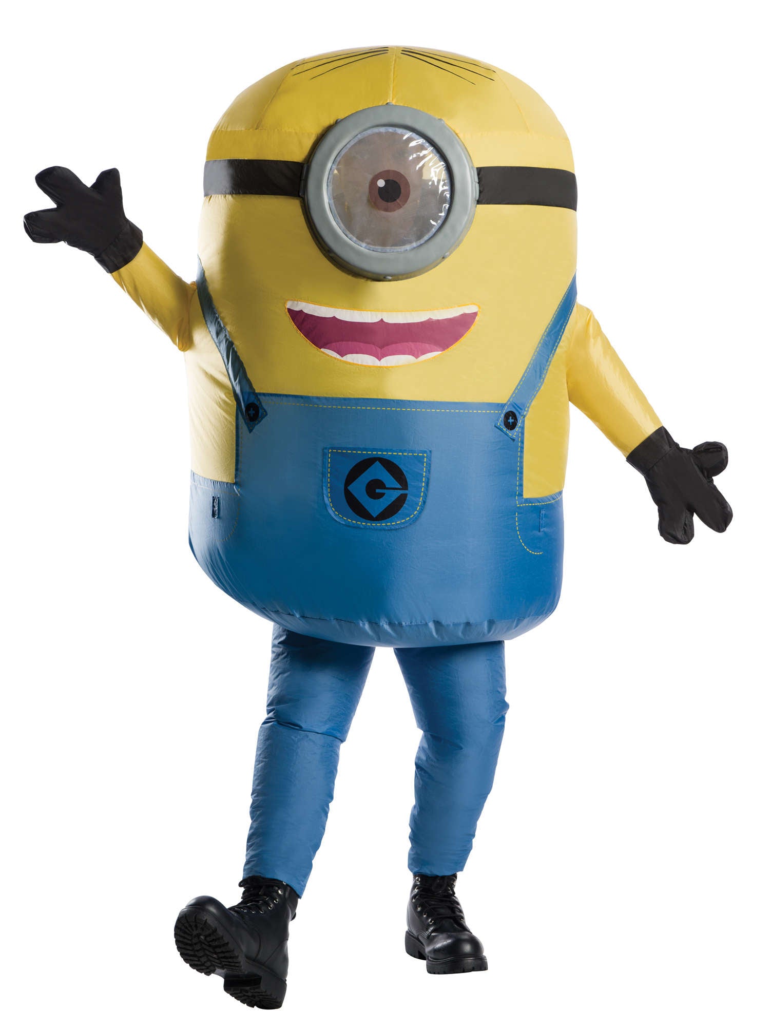 Minion Stuart, Multi, Despicable Me, Adult Costume, Standard, Front