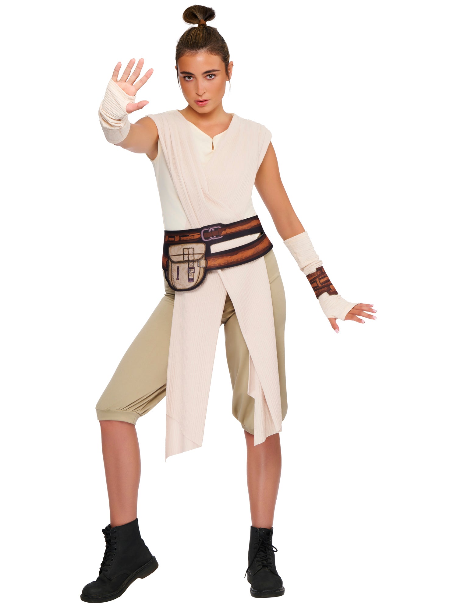 Rey, The Force Awakens, Episode VII, The Force Awakens, Multi, Disney - Lucas, Adult Costume, Small, Side