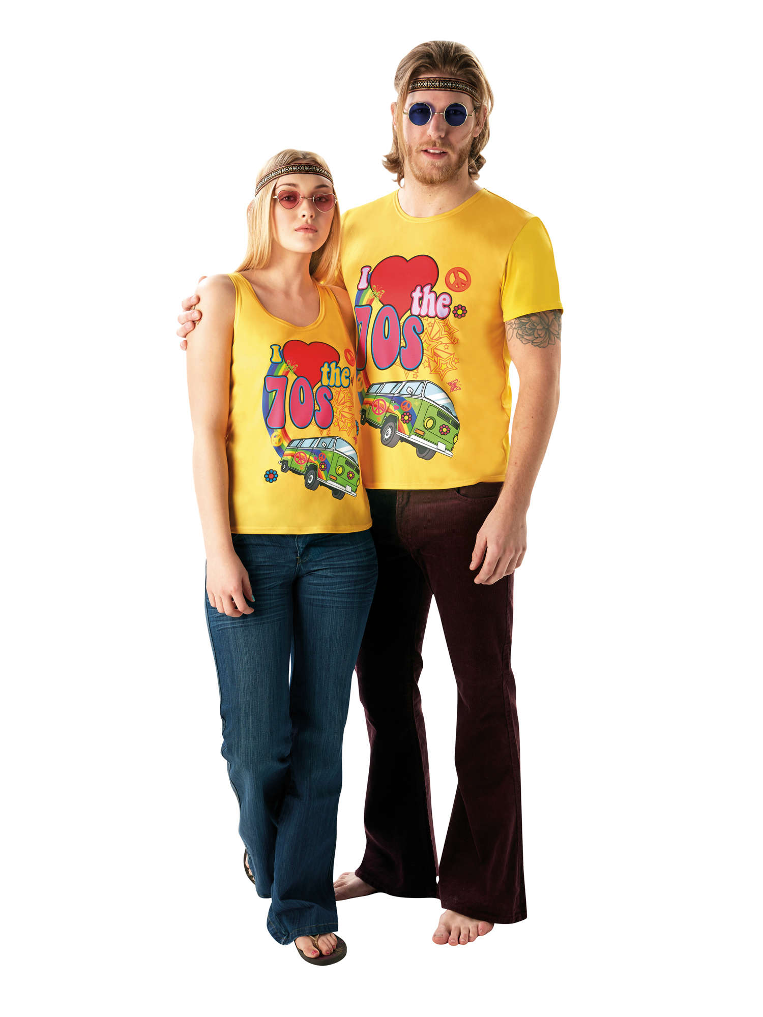 1970s, Multi, Forum, Adult Costume, Small, Side
