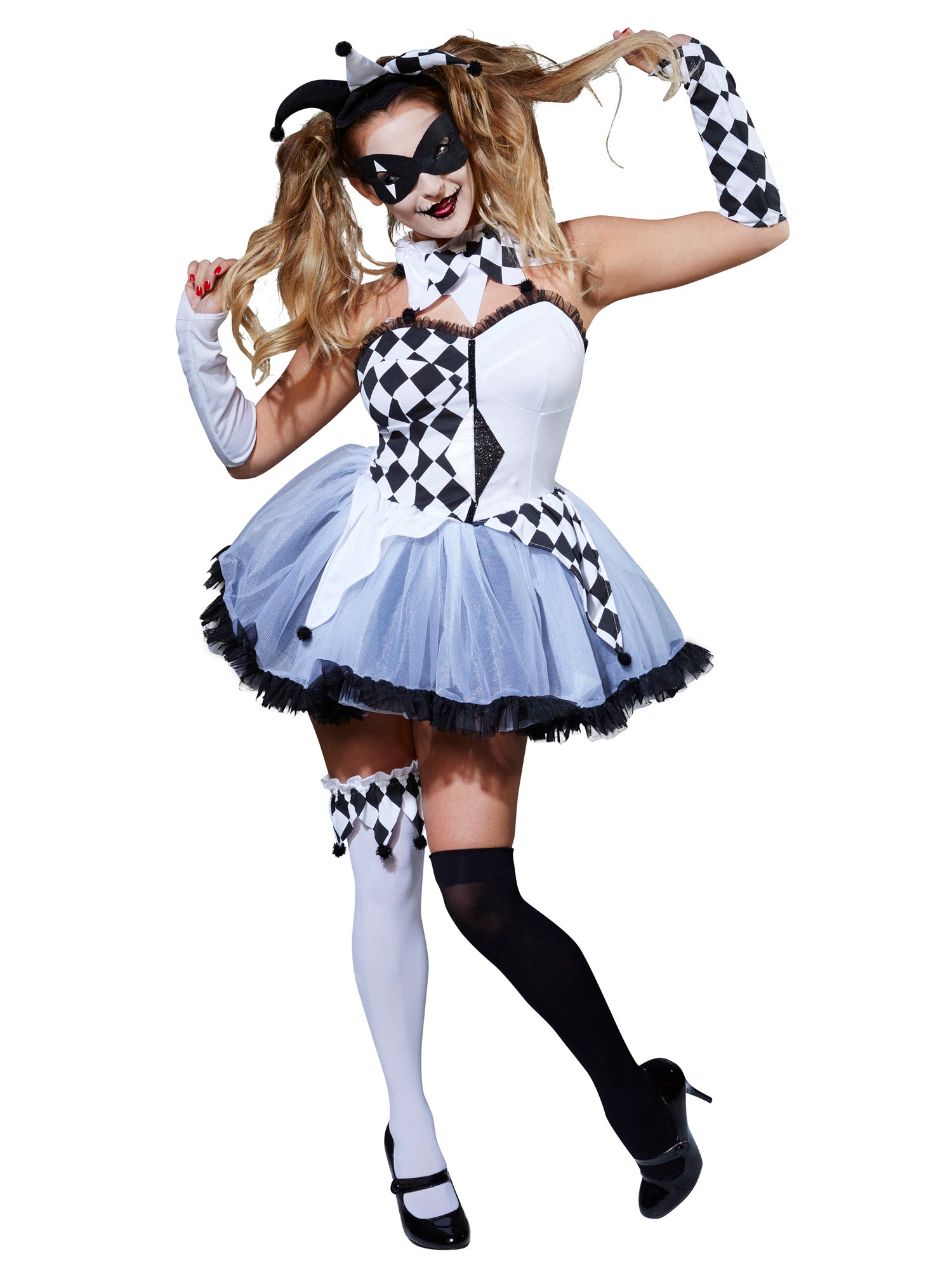 Clown, Multi, Forum, Adult Costume, Small, Front
