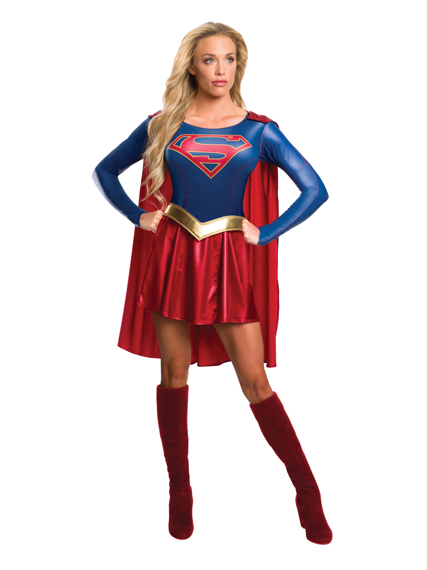 Supergirl, Supergirl TV Series, Supergirl TV Series, Multi, WB DC Comics, Adult Costume, Medium, Front