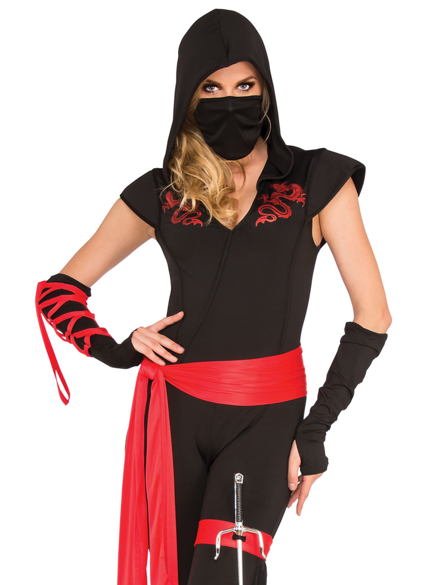 Ninja, Multi, Forum, Adult Costume, , Back