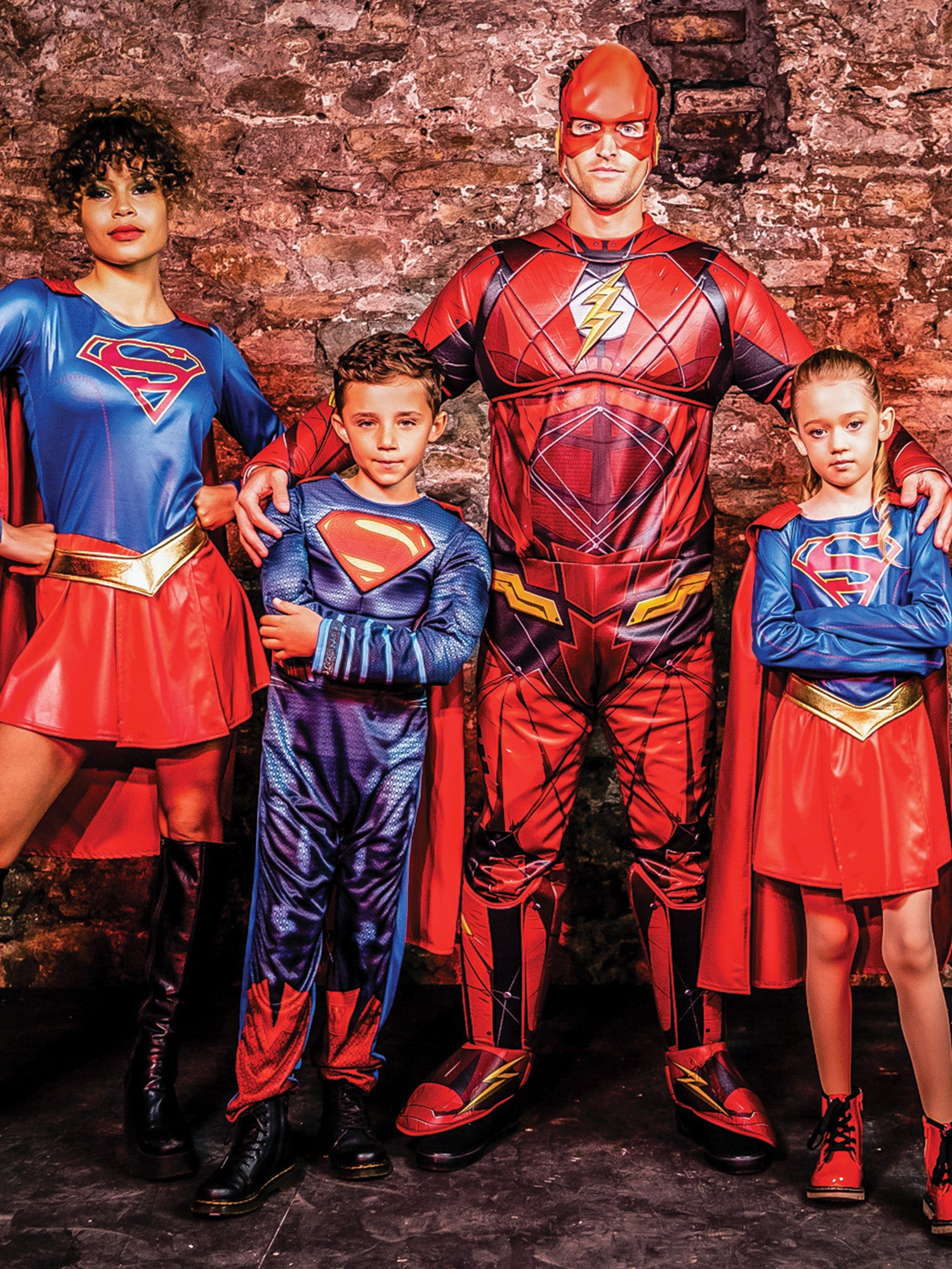 Flash, Justice League, Justice League, Multi, WB DC Comics, Adult Costume, Standard, Back