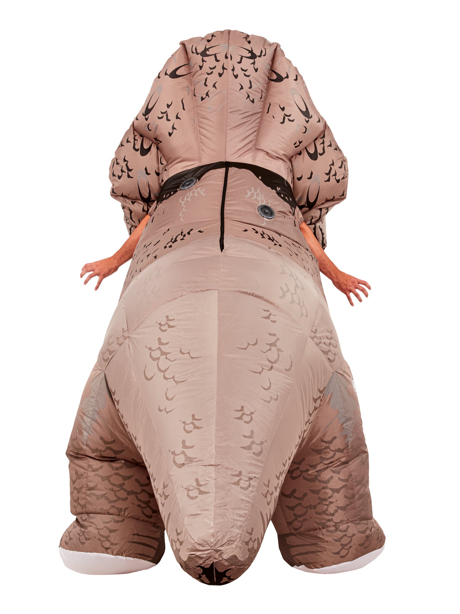 Triceratops, Multi, Universal - Jurassic, Adult Costume, One Size, Back