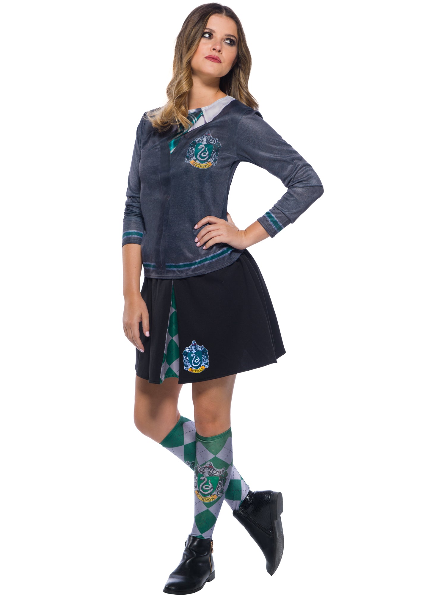 Slytherin, Multi, WB Wizarding World, Adult Costume, Medium, Back