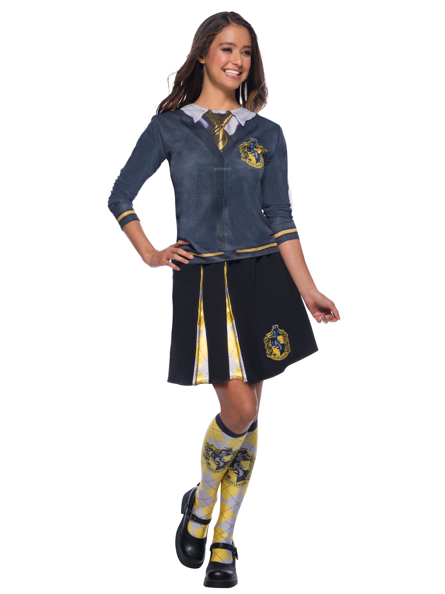 Hufflepuff, Multi, WB Wizarding World, Adult Costume, Large, Back