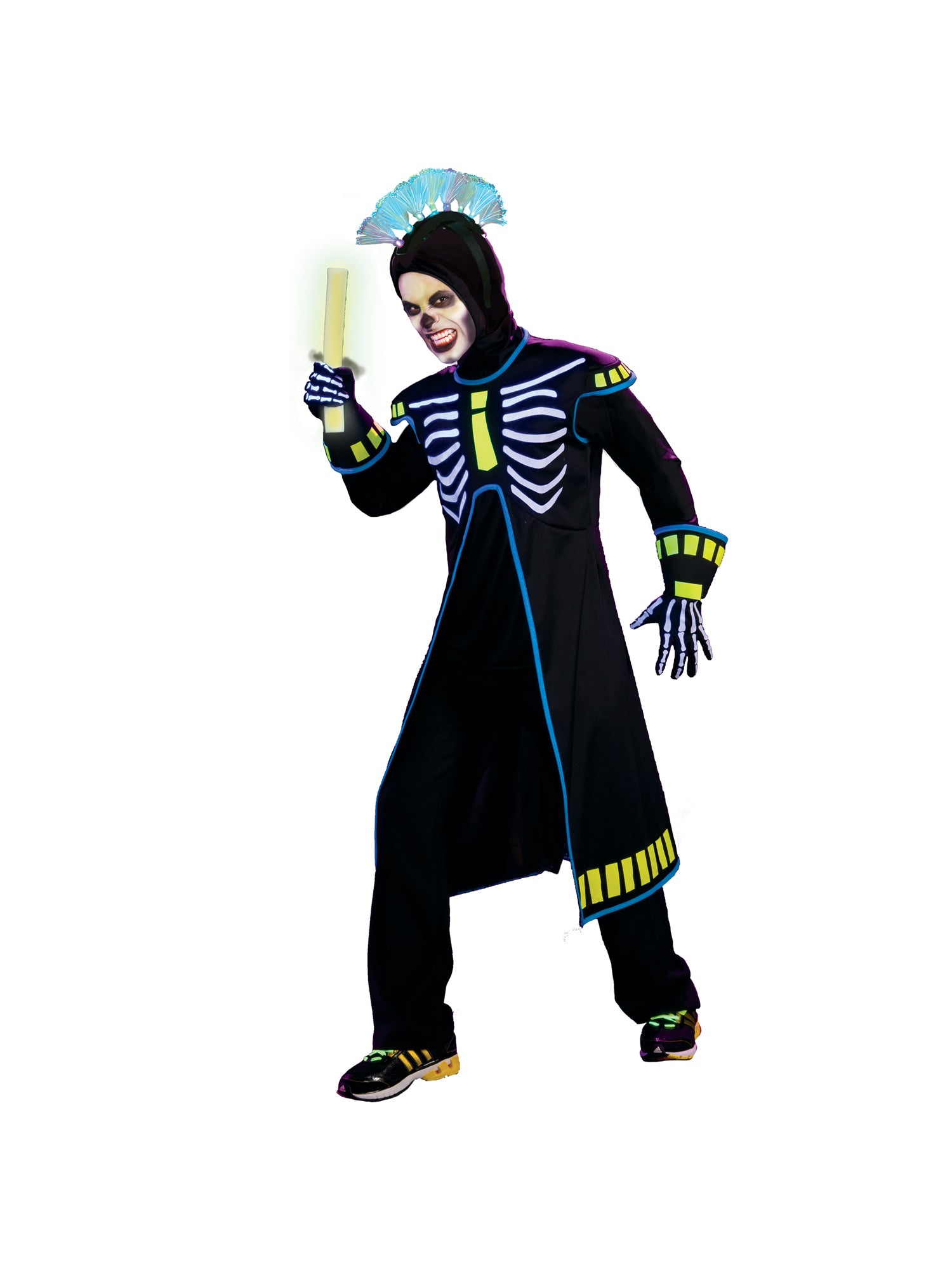 Adult Ravin' Skeletech Costume