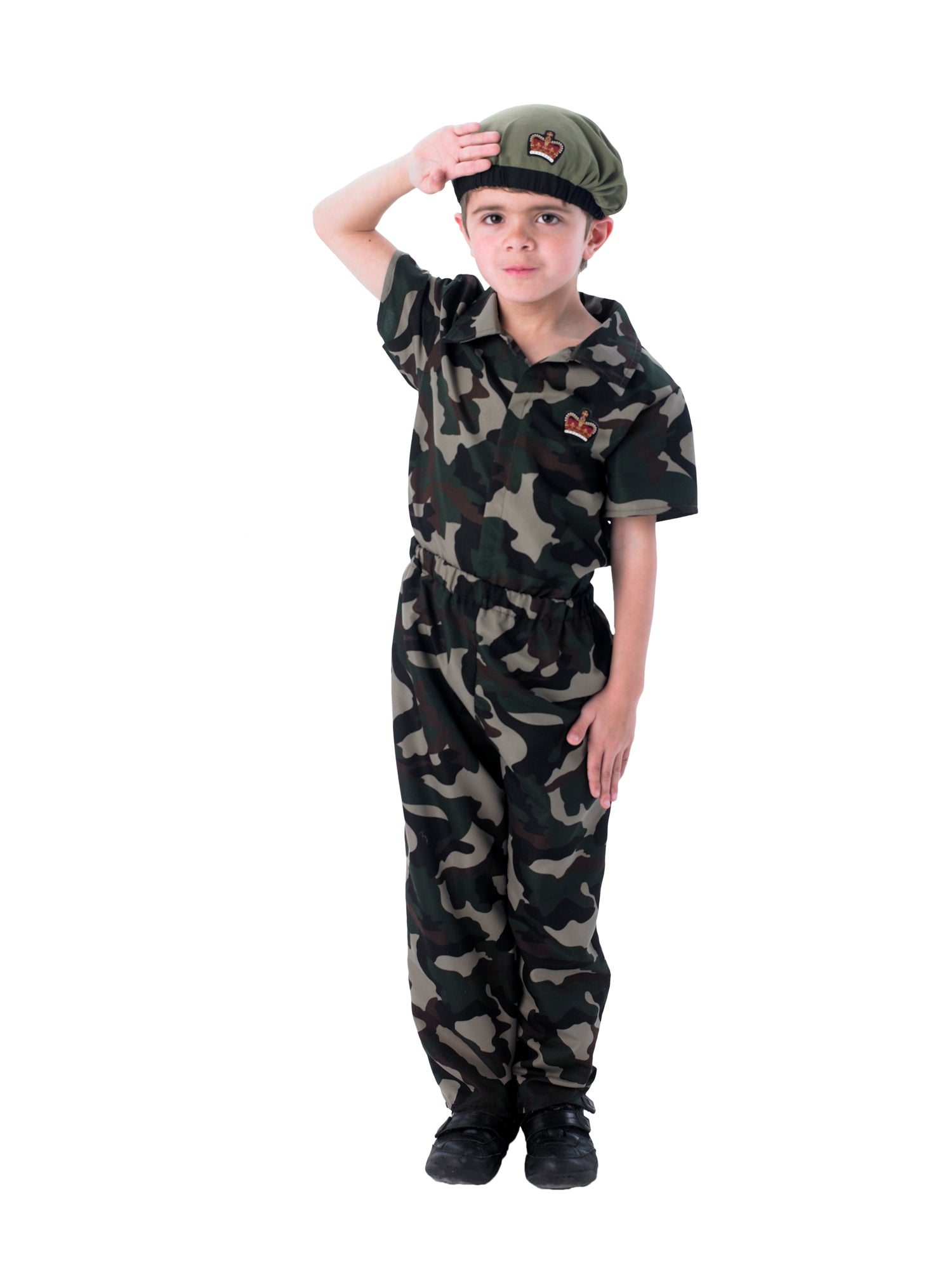 Army, Multi, Forum, Kids Costumes, Large, Side