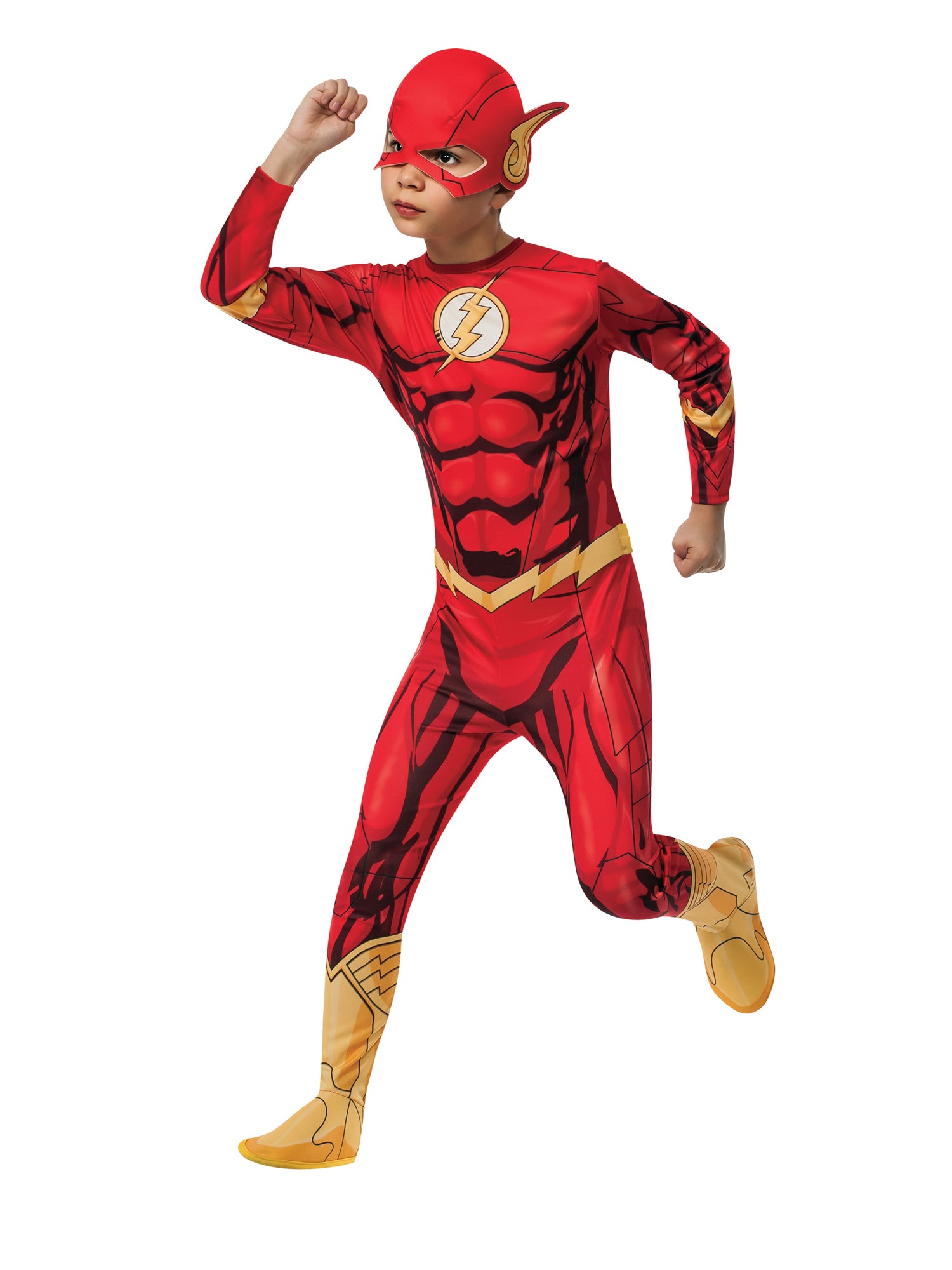 The Flash, Multi, WB DC Comics, Kids Costumes, Small, Front