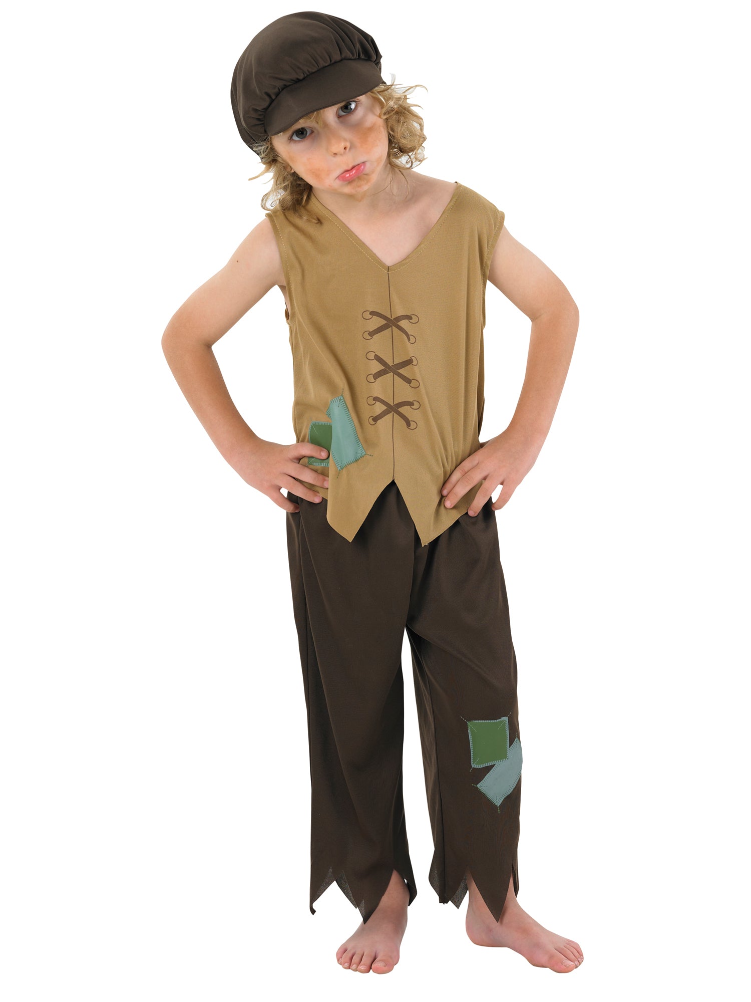 Victorian, Multi, Forum, Kids Costumes, Medium, Back