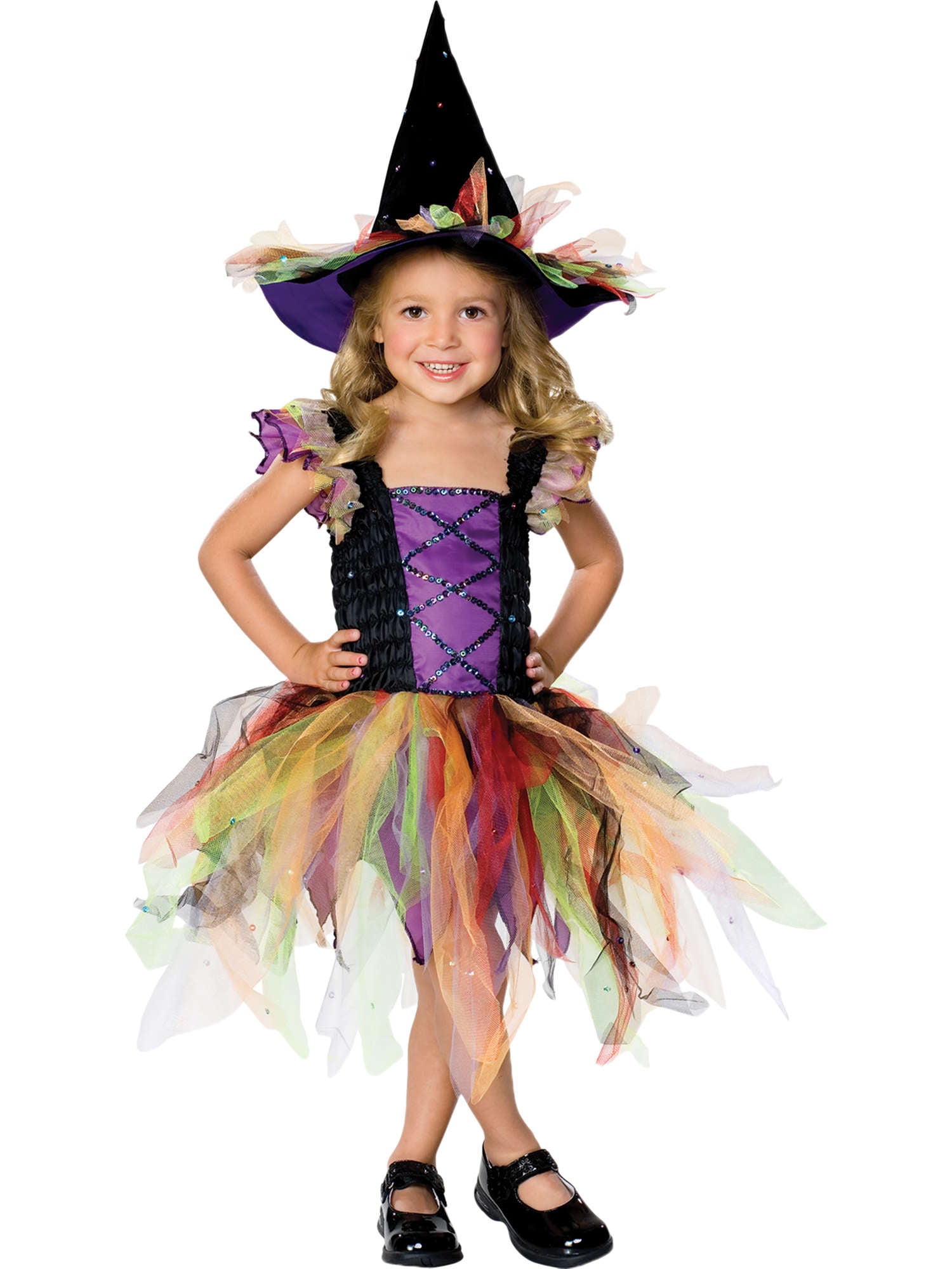 Witch, Multi, Forum, Kids Costumes, Small, Front