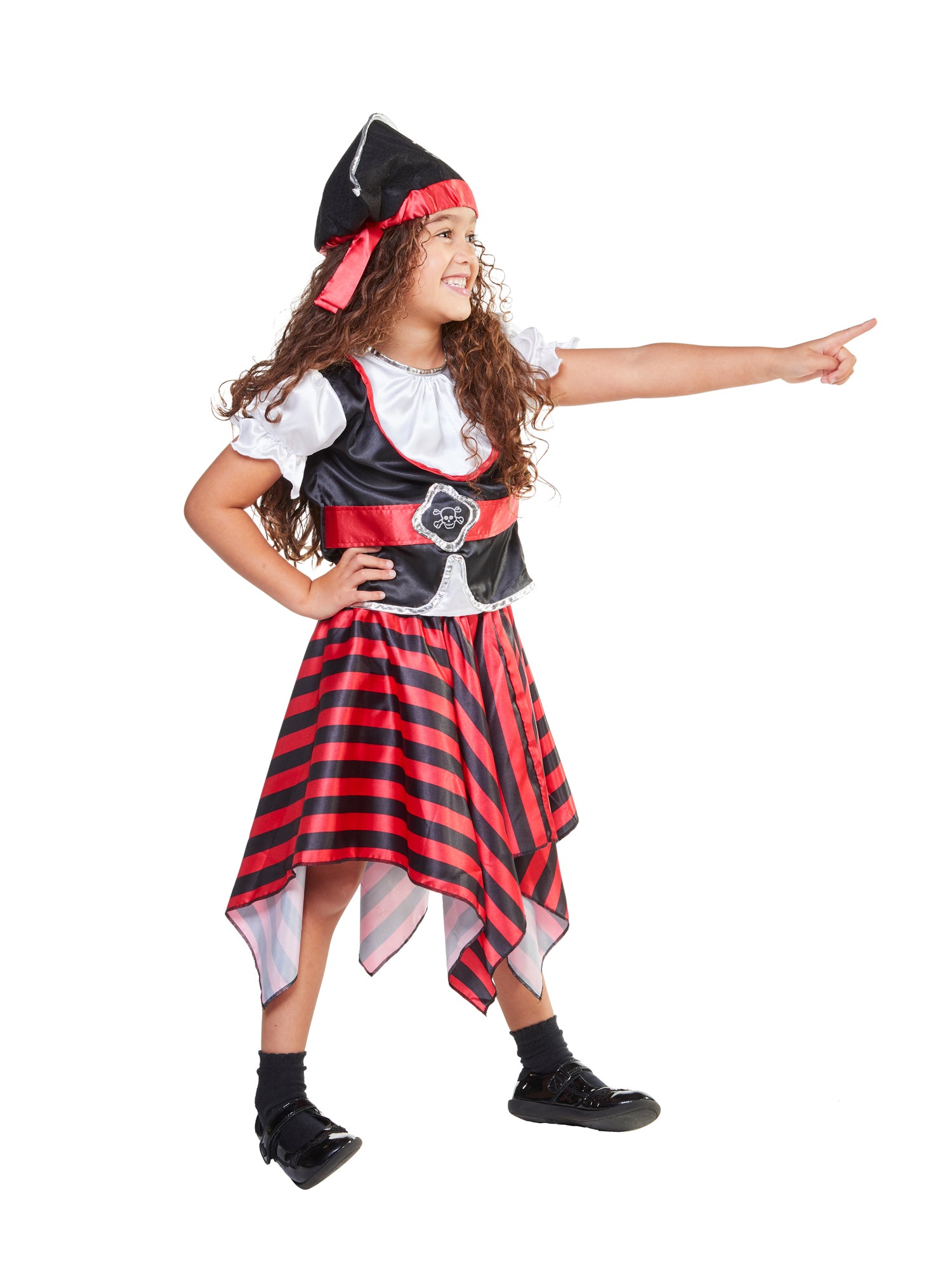 Pirate, Multi, Forum, Kids Costumes, Medium, Back