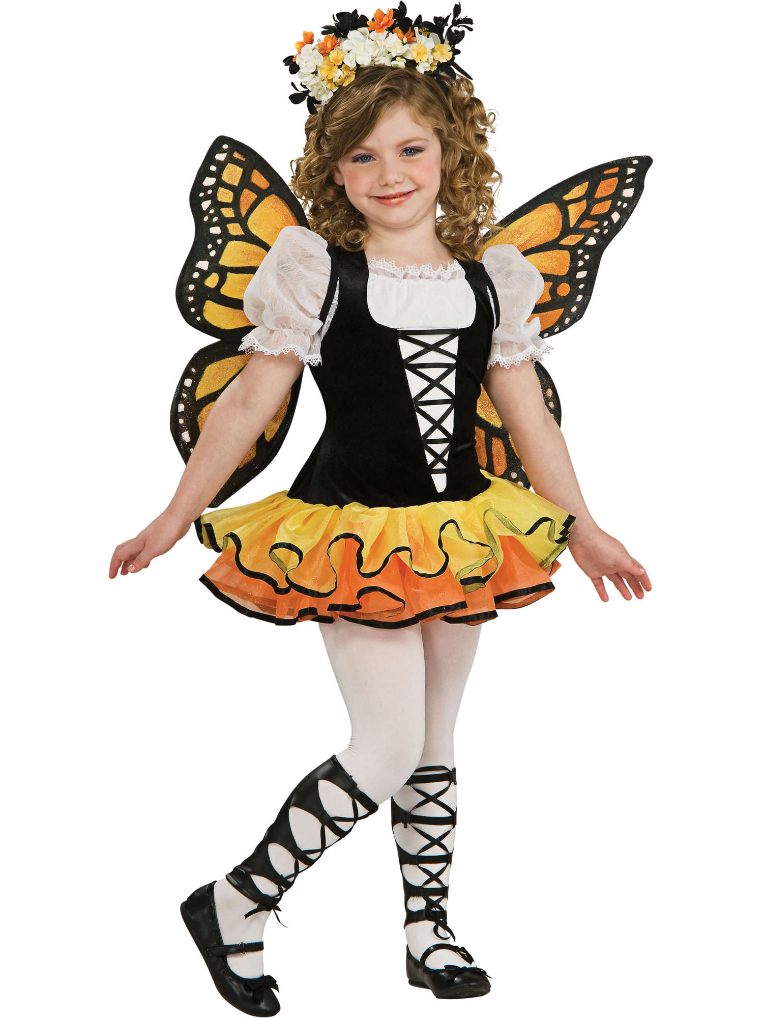Butterfly, Multi, Forum, Kids Costumes, Medium, Front