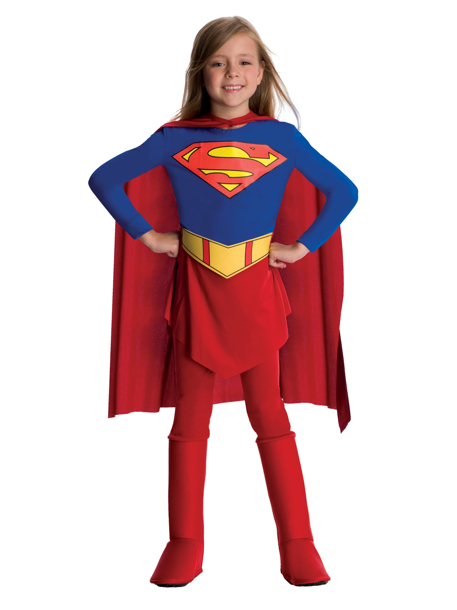 Supergirl, Superman, Multi, WB DC Comics, Kids Costumes, Small, Front