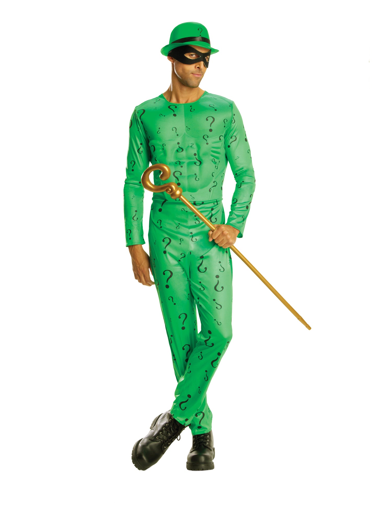 Riddler, Batman, Multi, WB DC Comics, Adult Costume, Extra Large, Front