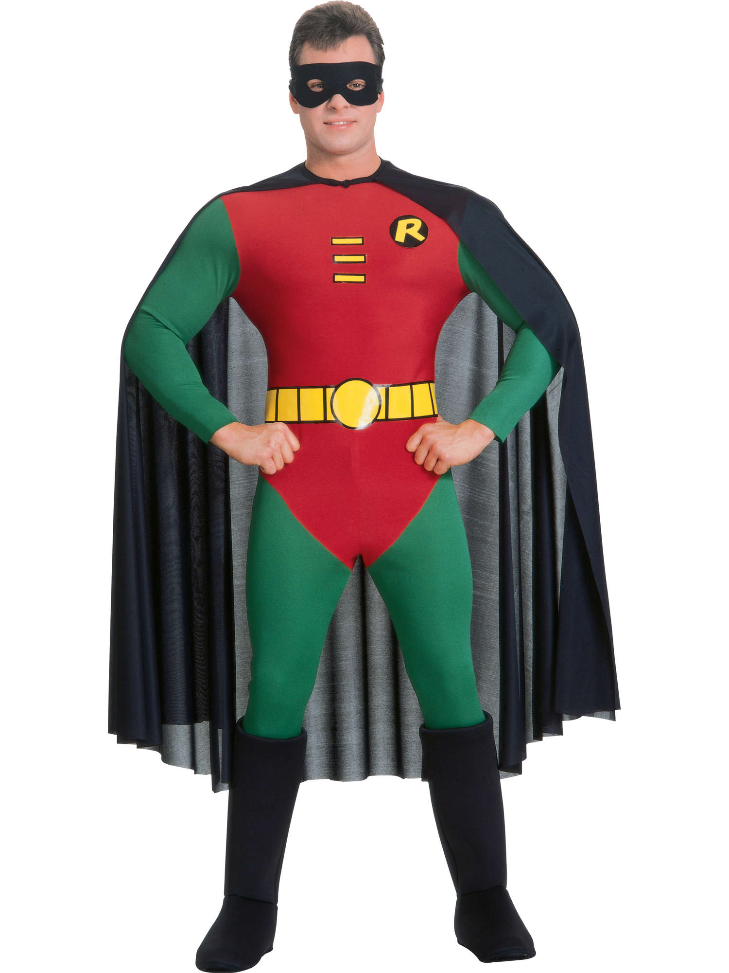 Robin, Batman, Multi, WB DC Comics, Adult Costume, Large, Front