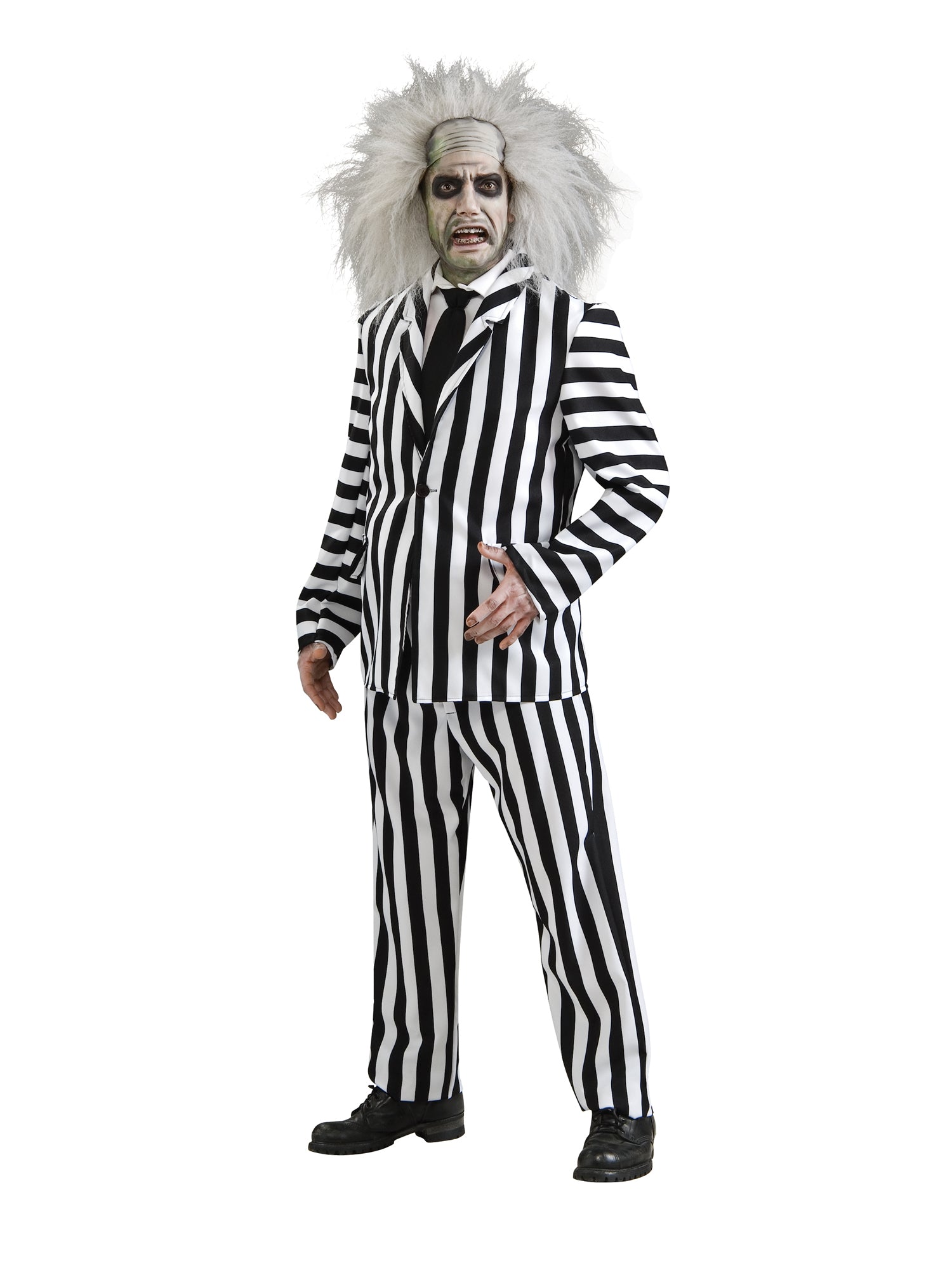 Beetlejuice, Multi, Beetlejuice, Adult Costume, Extra Large, Front