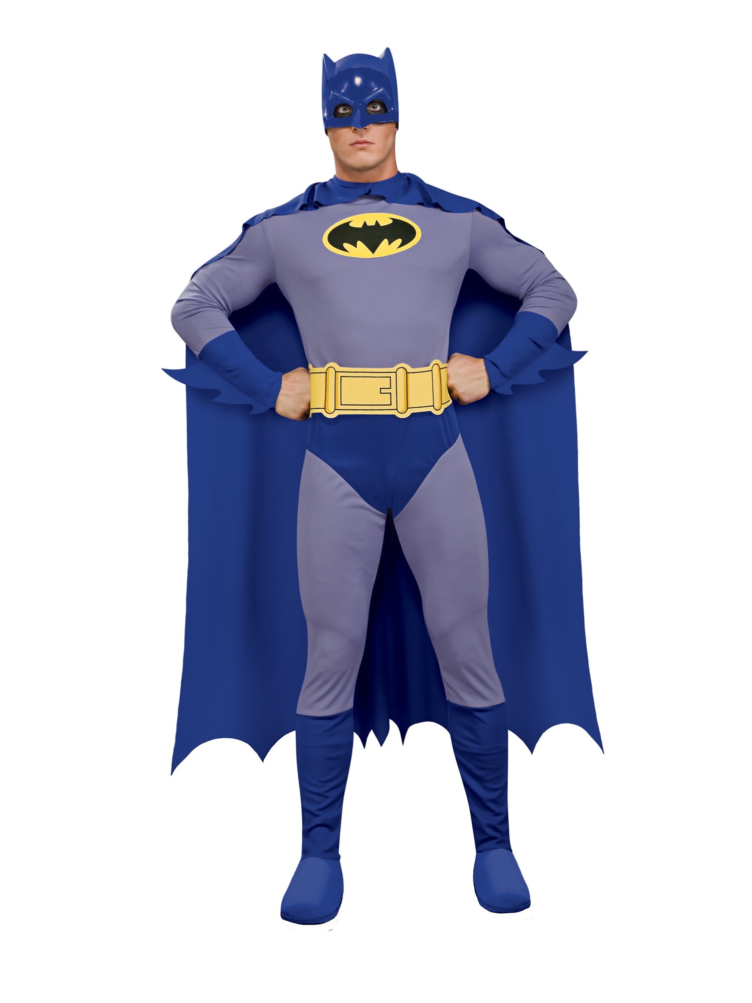 Batman, Multi, WB DC Comics, Adult Costume, Small, Front