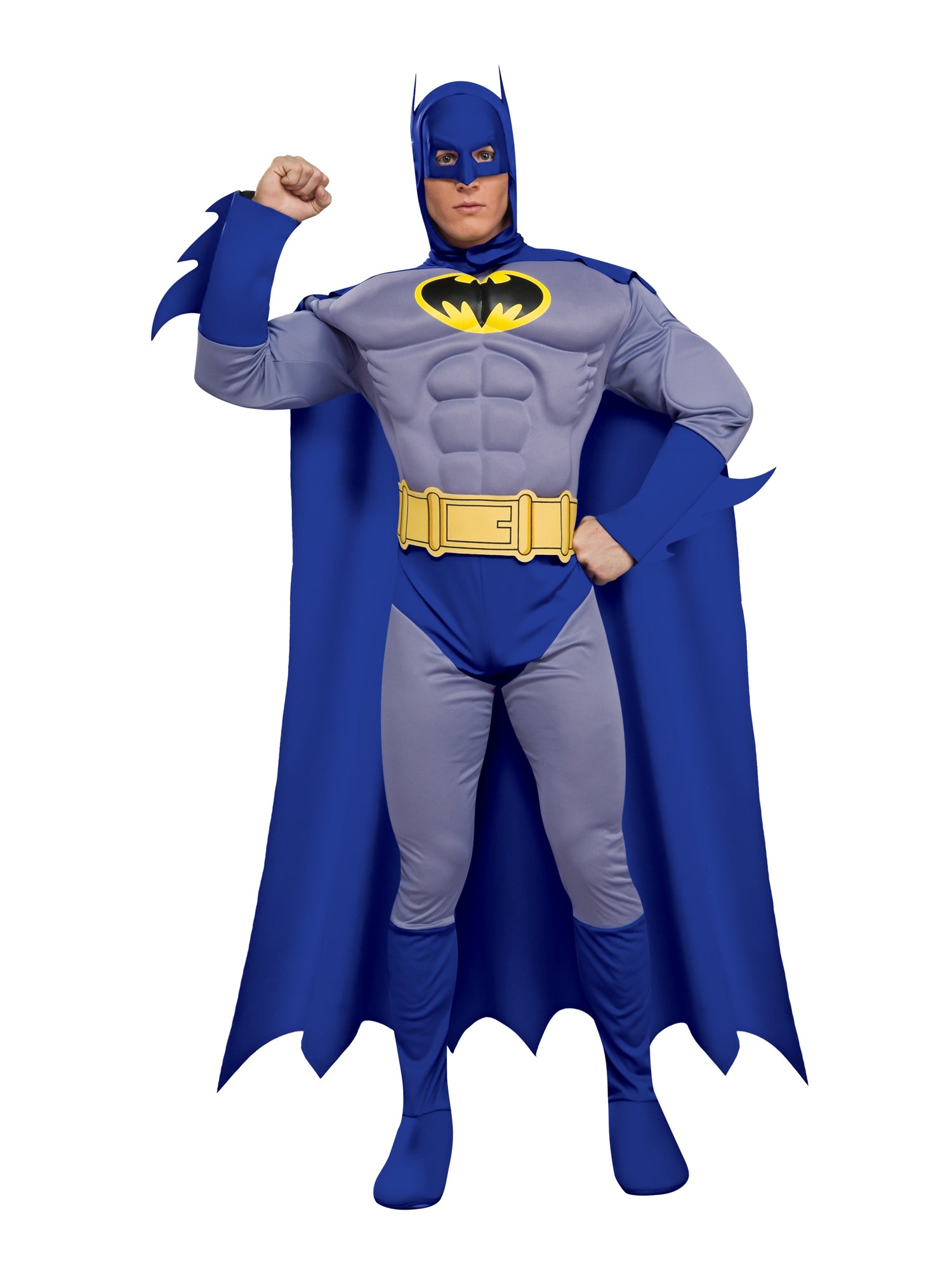 Batman, Multi, WB DC Comics, Adult Costume, Large, Front