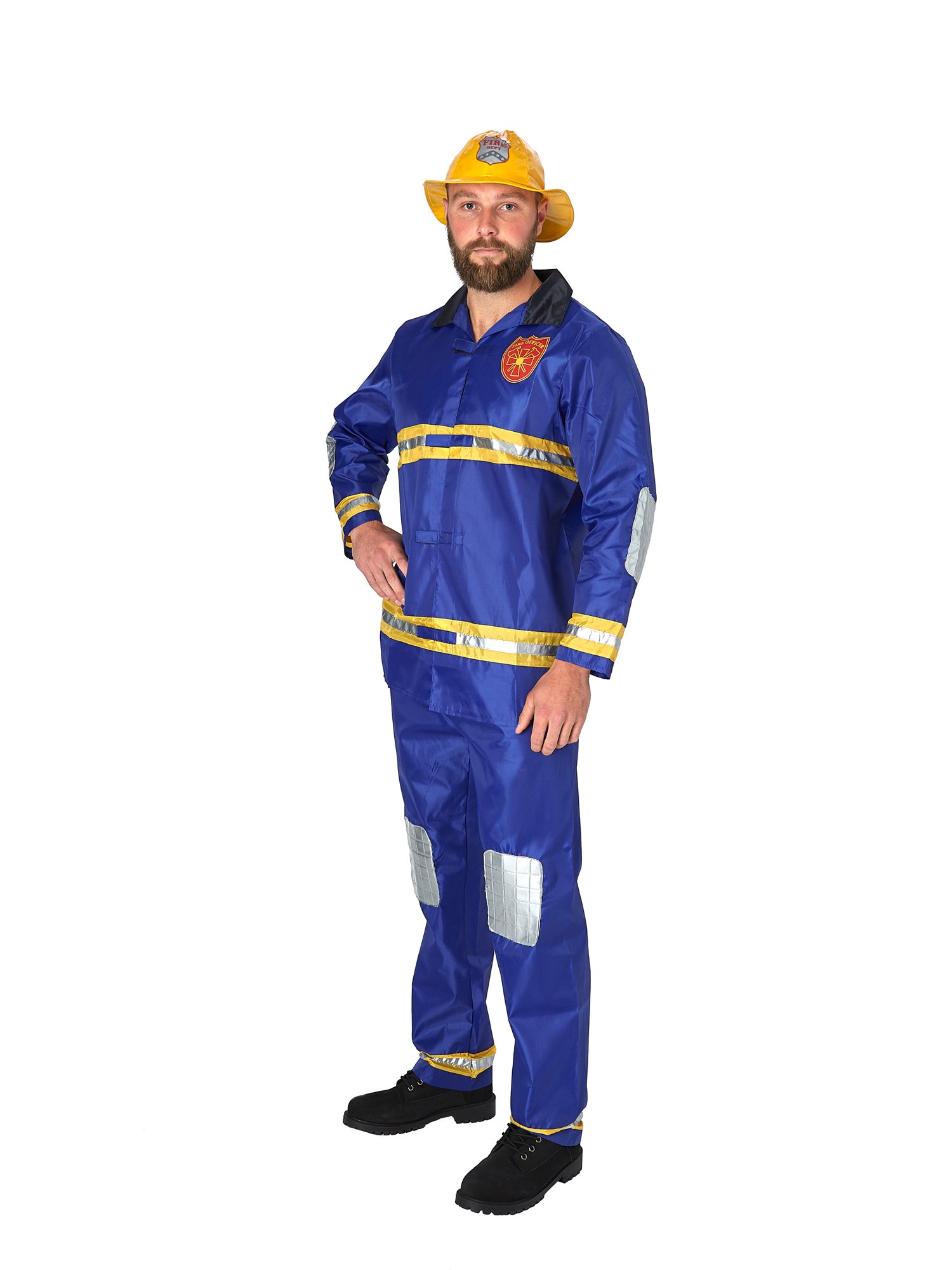 Firefighter, Multi, Generic, Adult Costume, Extra Large, Front