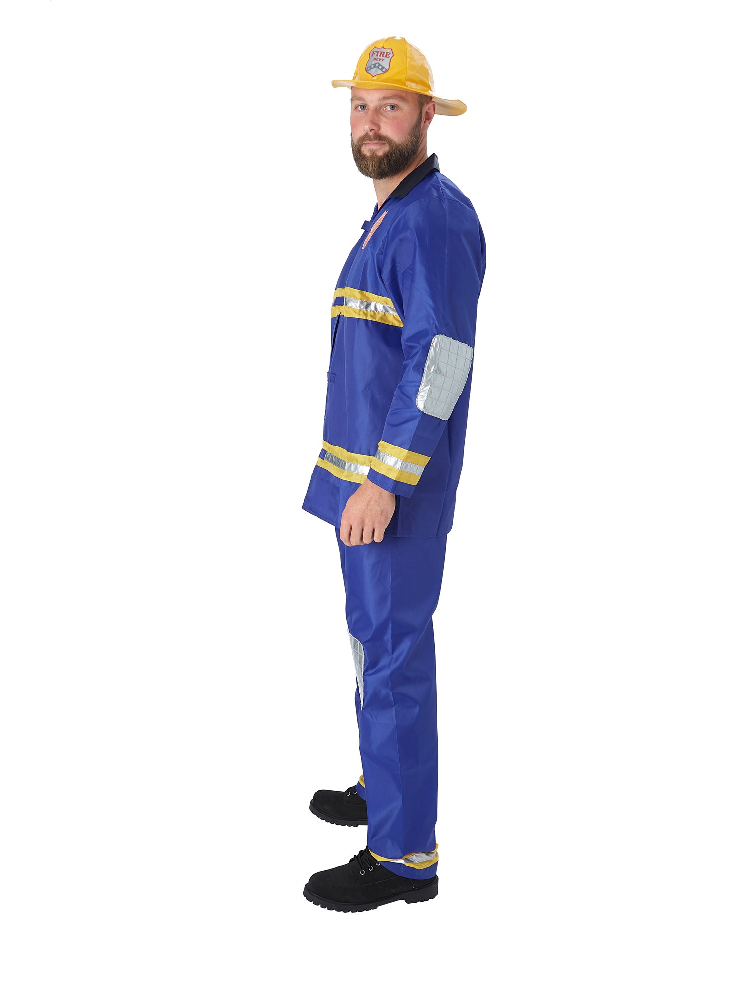 Firefighter, Multi, Generic, Adult Costume, Extra Large, Back