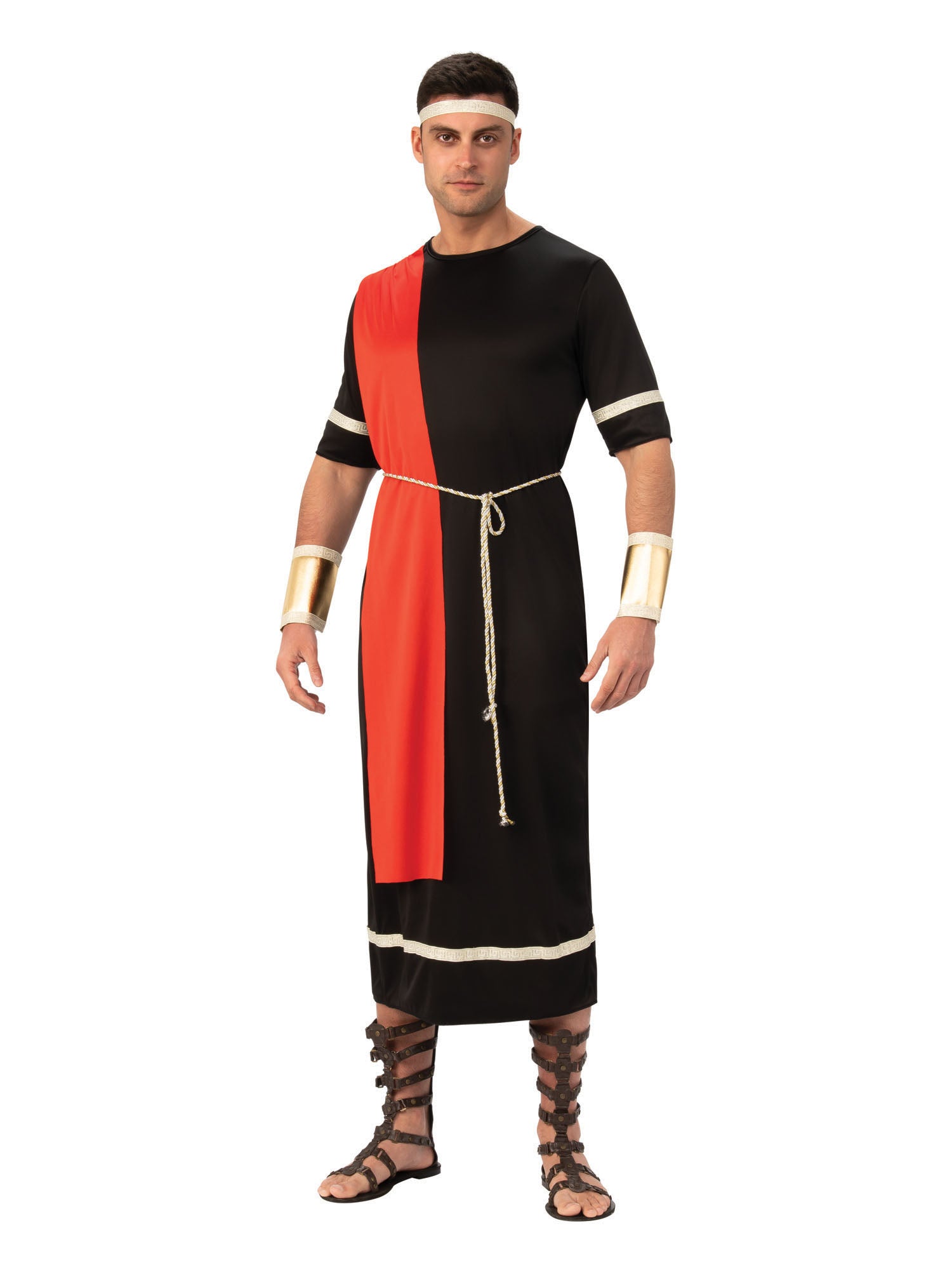 Roman, Black, Forum, Adult Costume, Extra Large, Front