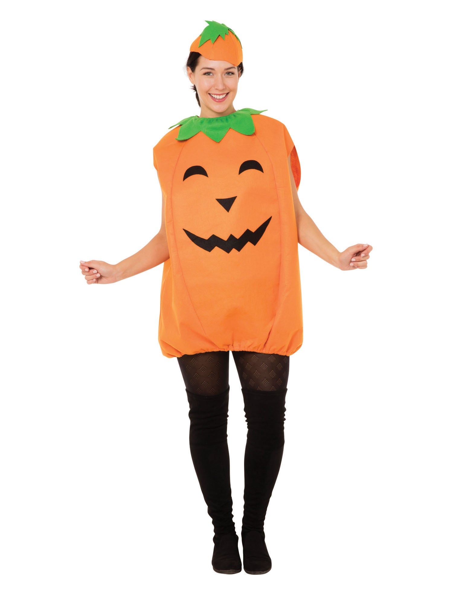 Pumpkin, Multi, Forum, Adult Costume, Standard, Front
