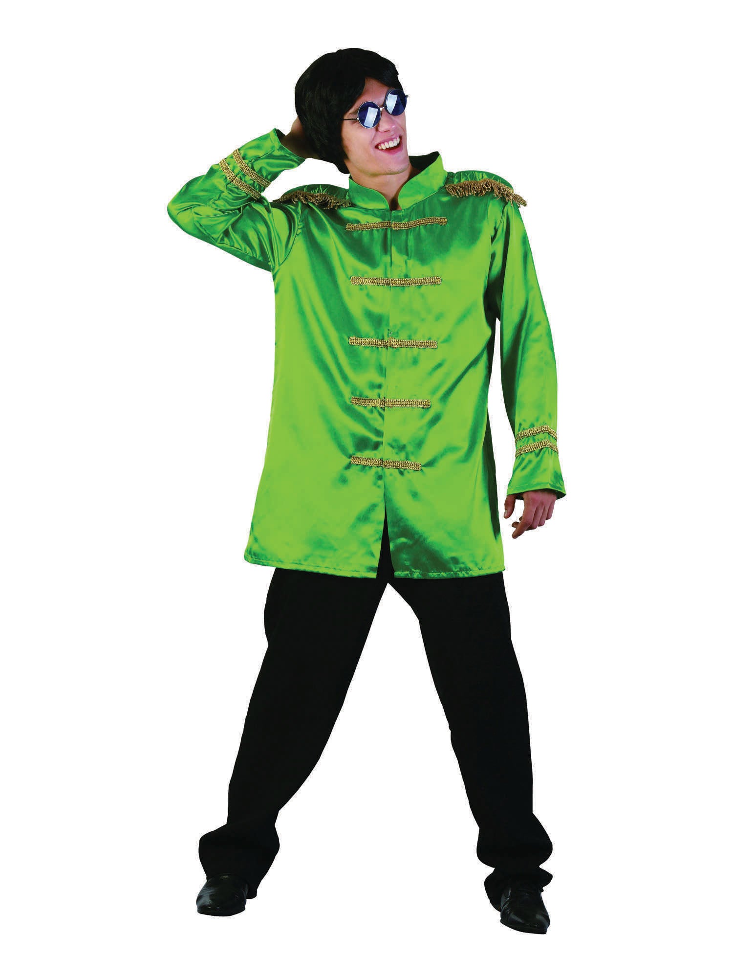 Pop Star, Green, Generic, Adult Costume, Standard, Front