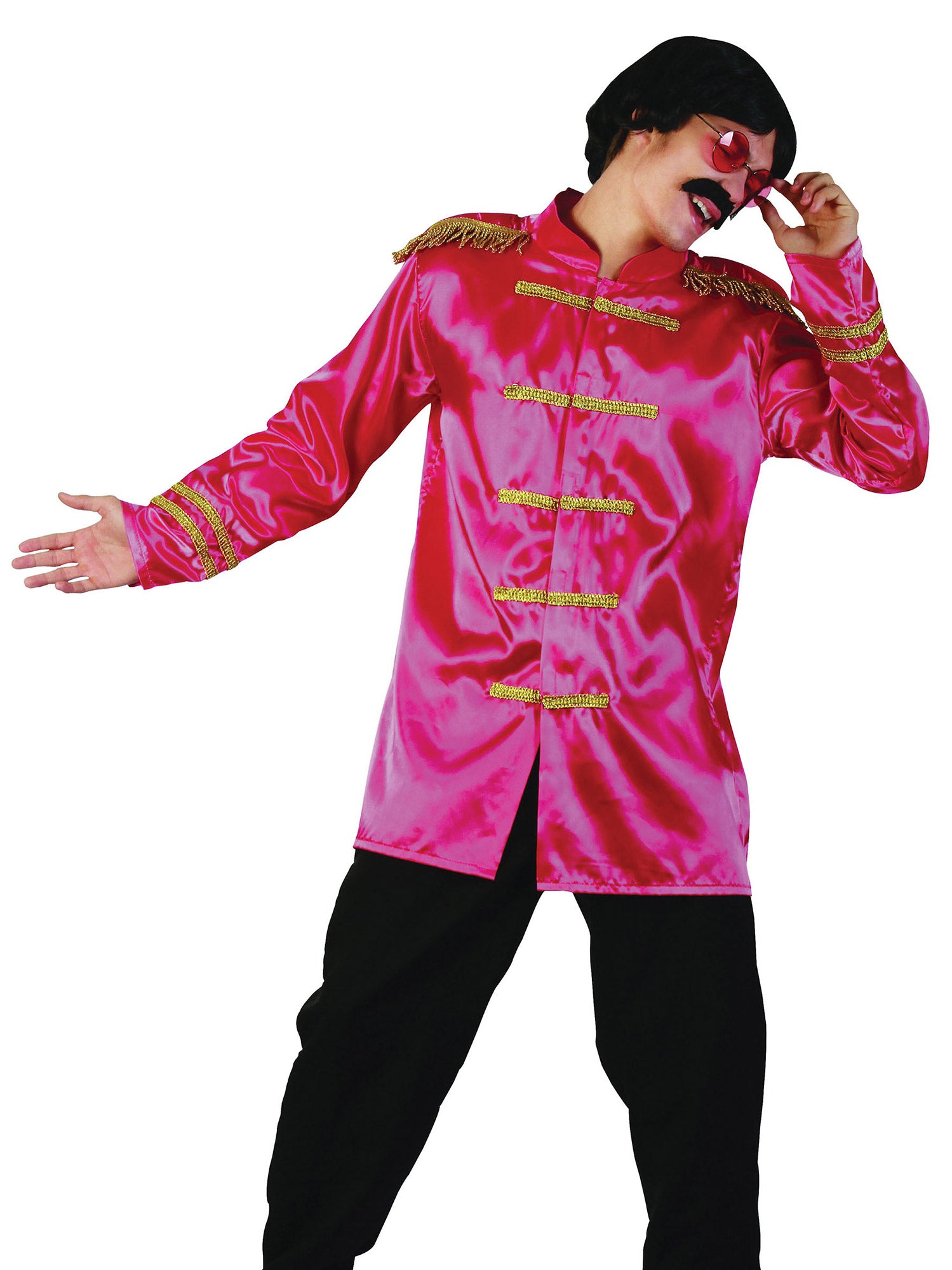 1960s, Pink, Generic, Adult Costume, , Front