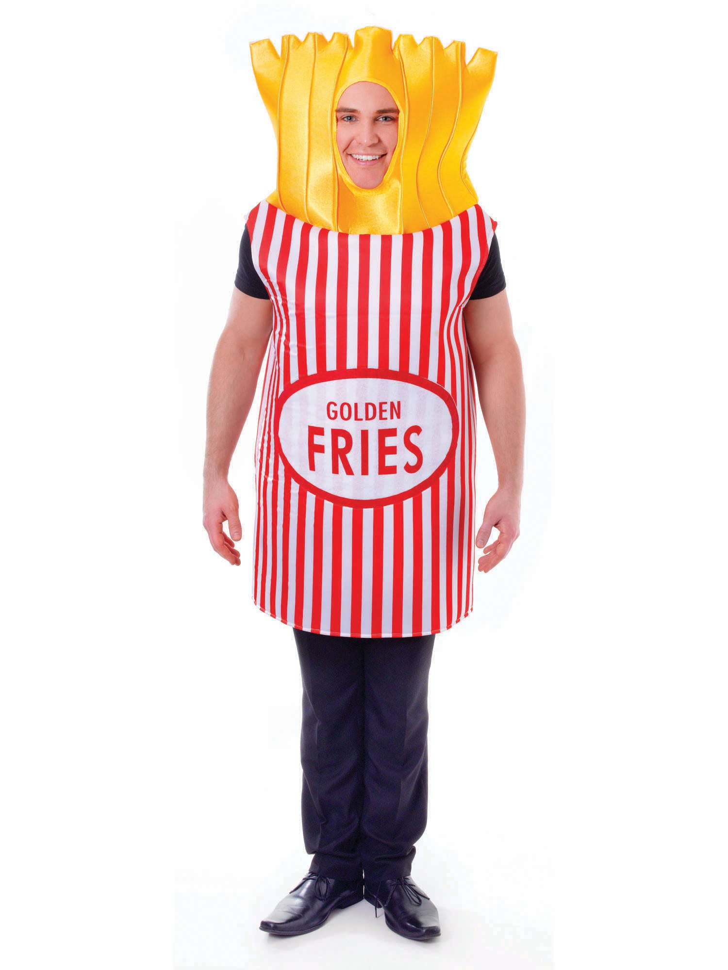 French Fries, Multi, Generic, Adult Costume, Standard, Front