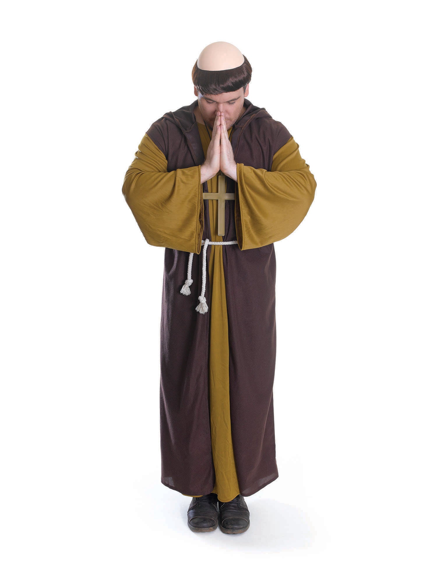 Friar Tuck, Multi, Friar Tuck, Adult Costume, Standard, Back