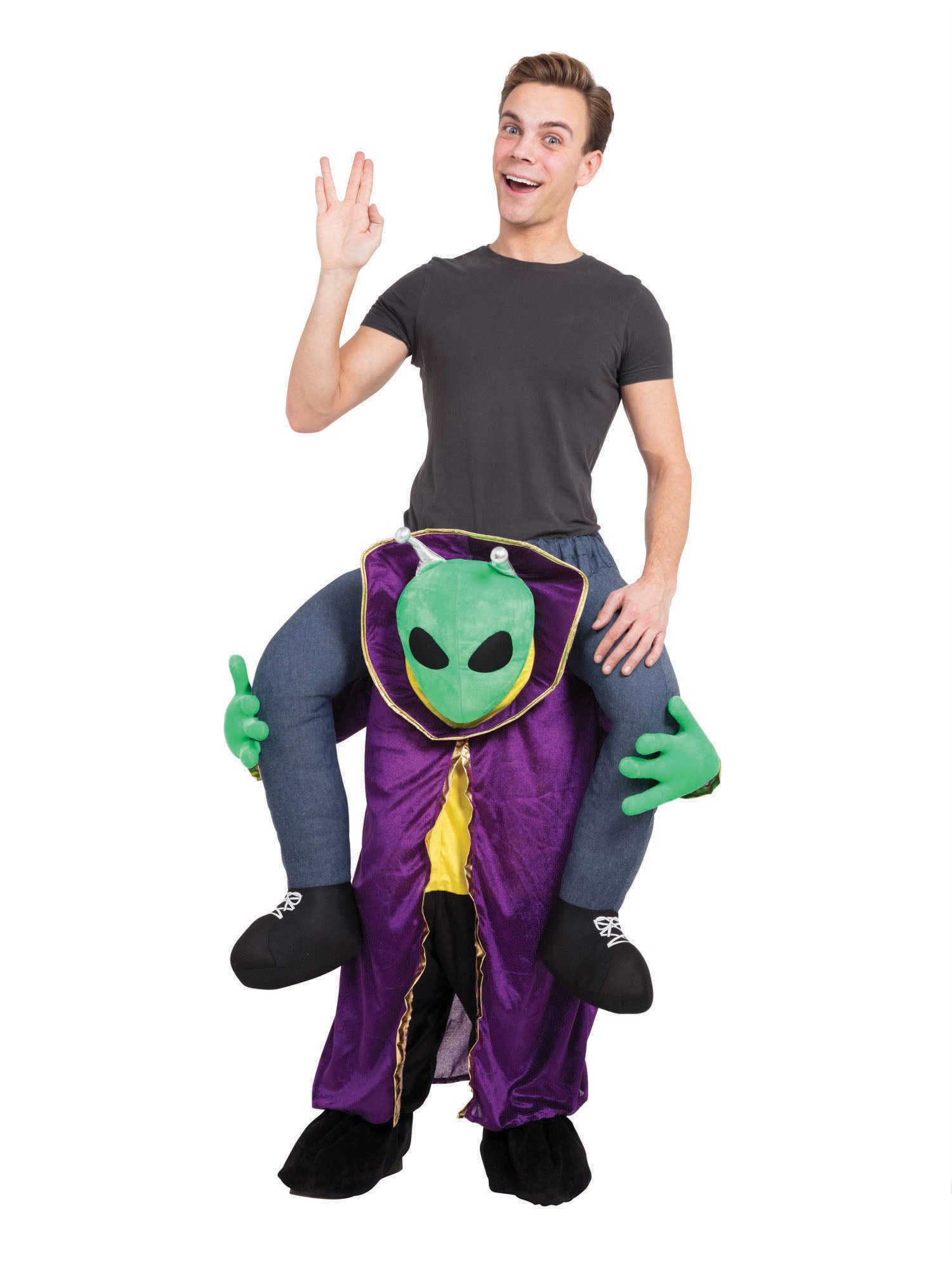 Alien, Multi, Alien, Adult Costume, Standard, Front