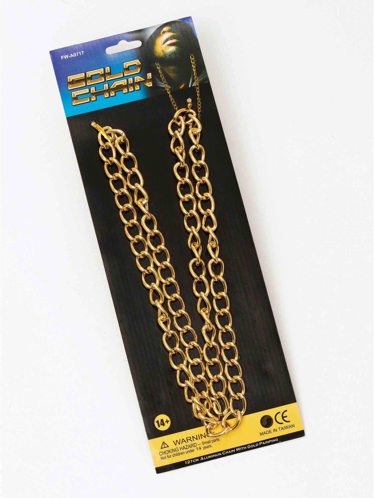 Gold Chain, Multi, Forum, Accessories, 100cm, Back