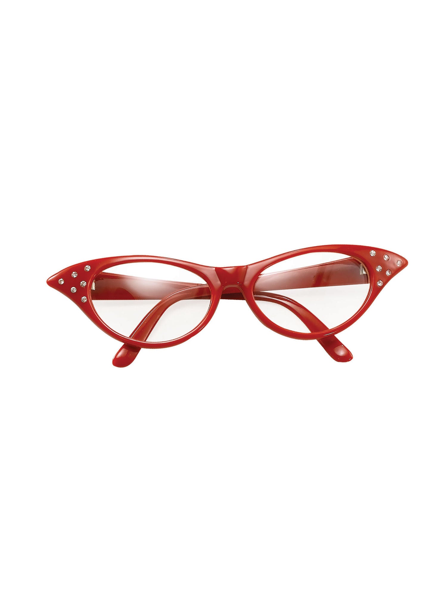 Glasses, Red, Forum, Accessories, One Size, Front